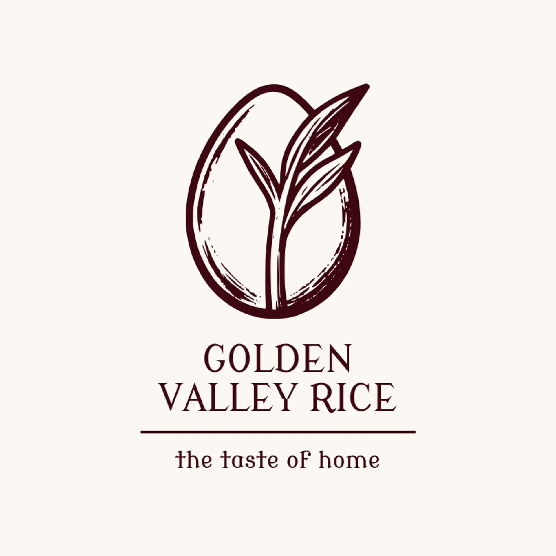 Golden Valley Rice logo for rice
