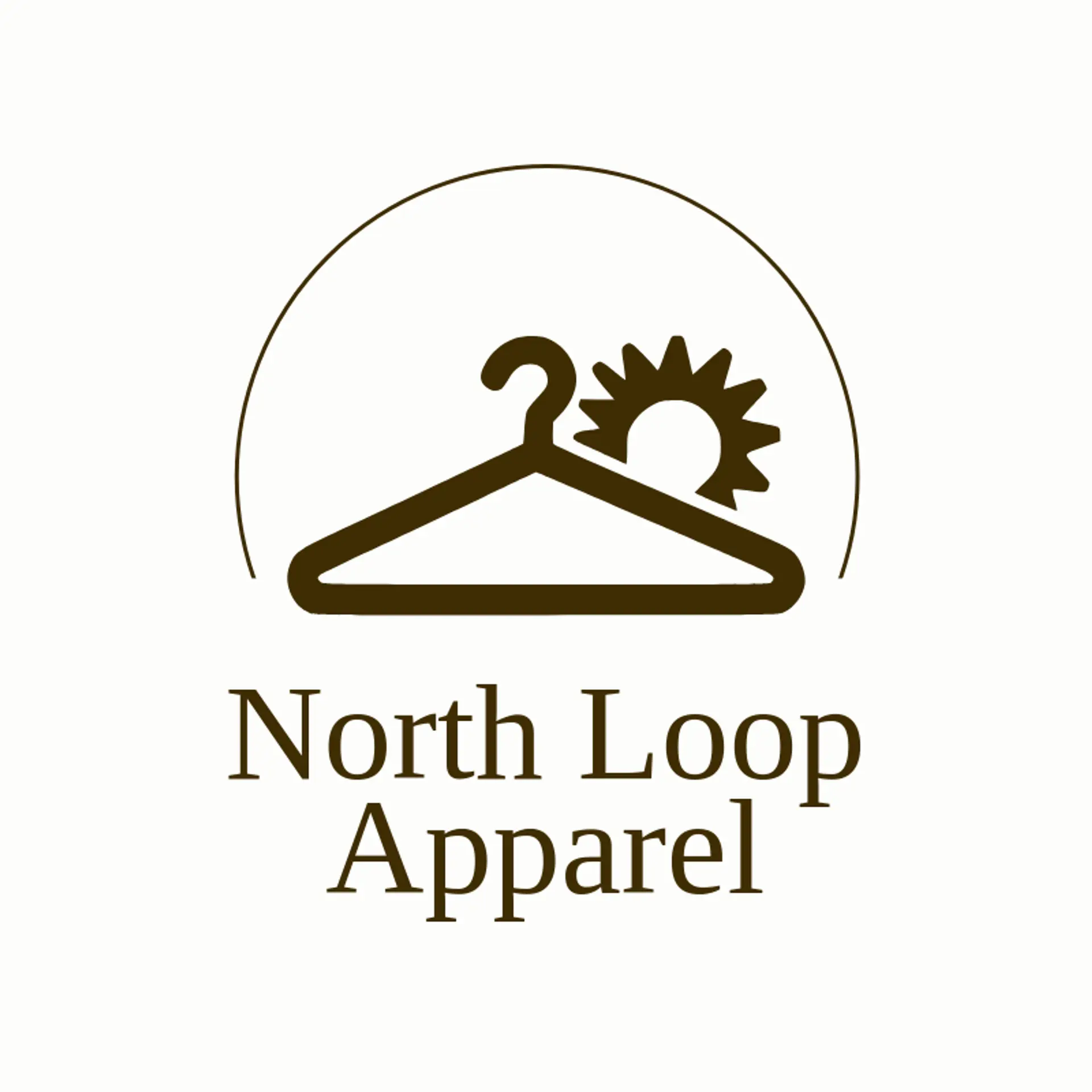 North Loop Apparel logo for hanger