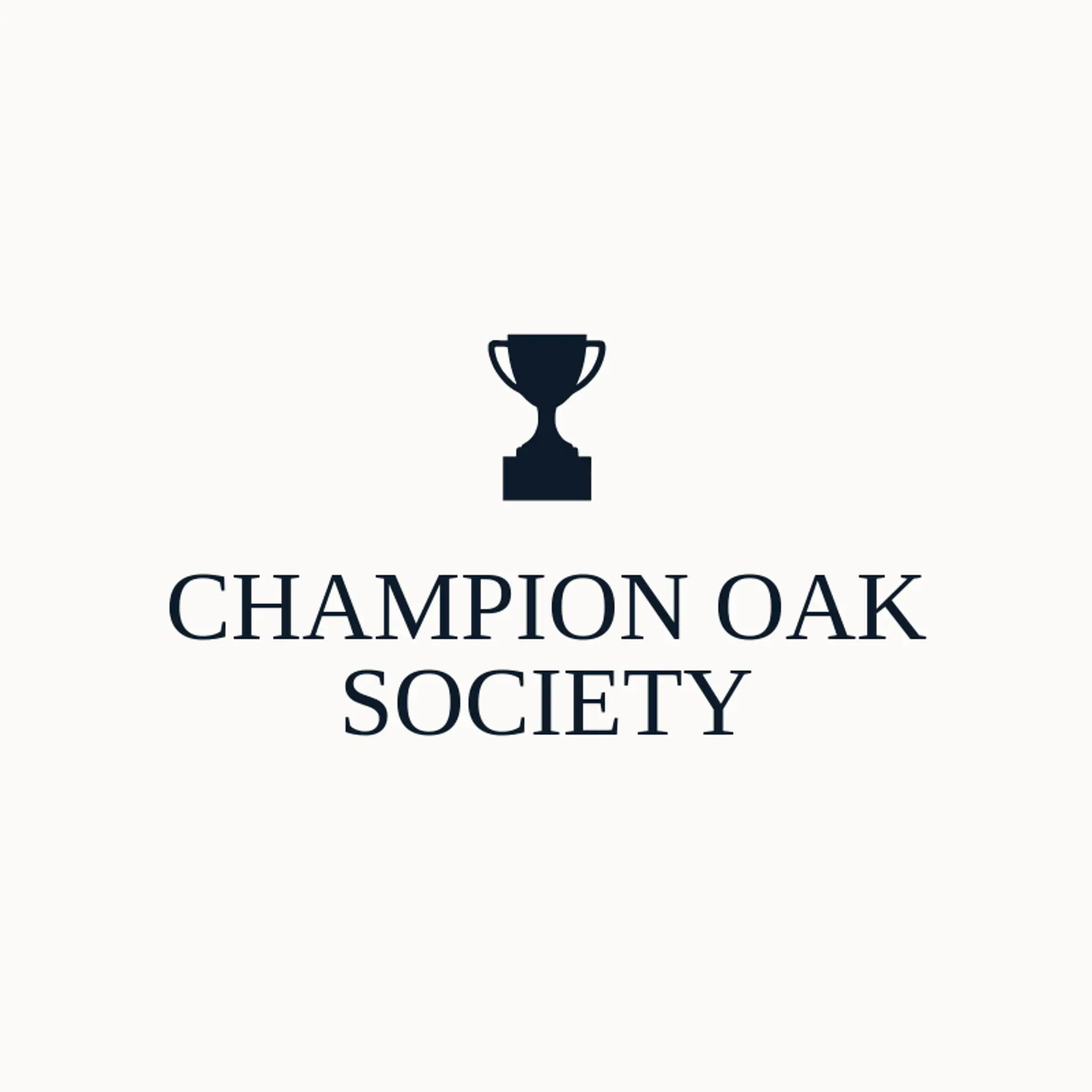 Champion Oak Society logo for winner