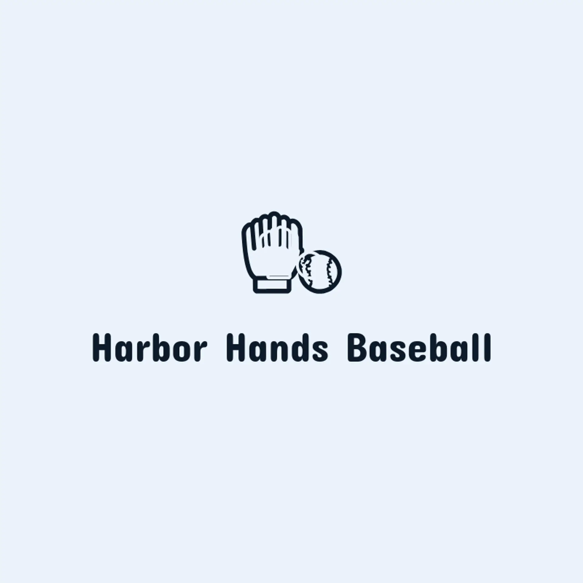 Harbor Hands Baseball logo for baseball