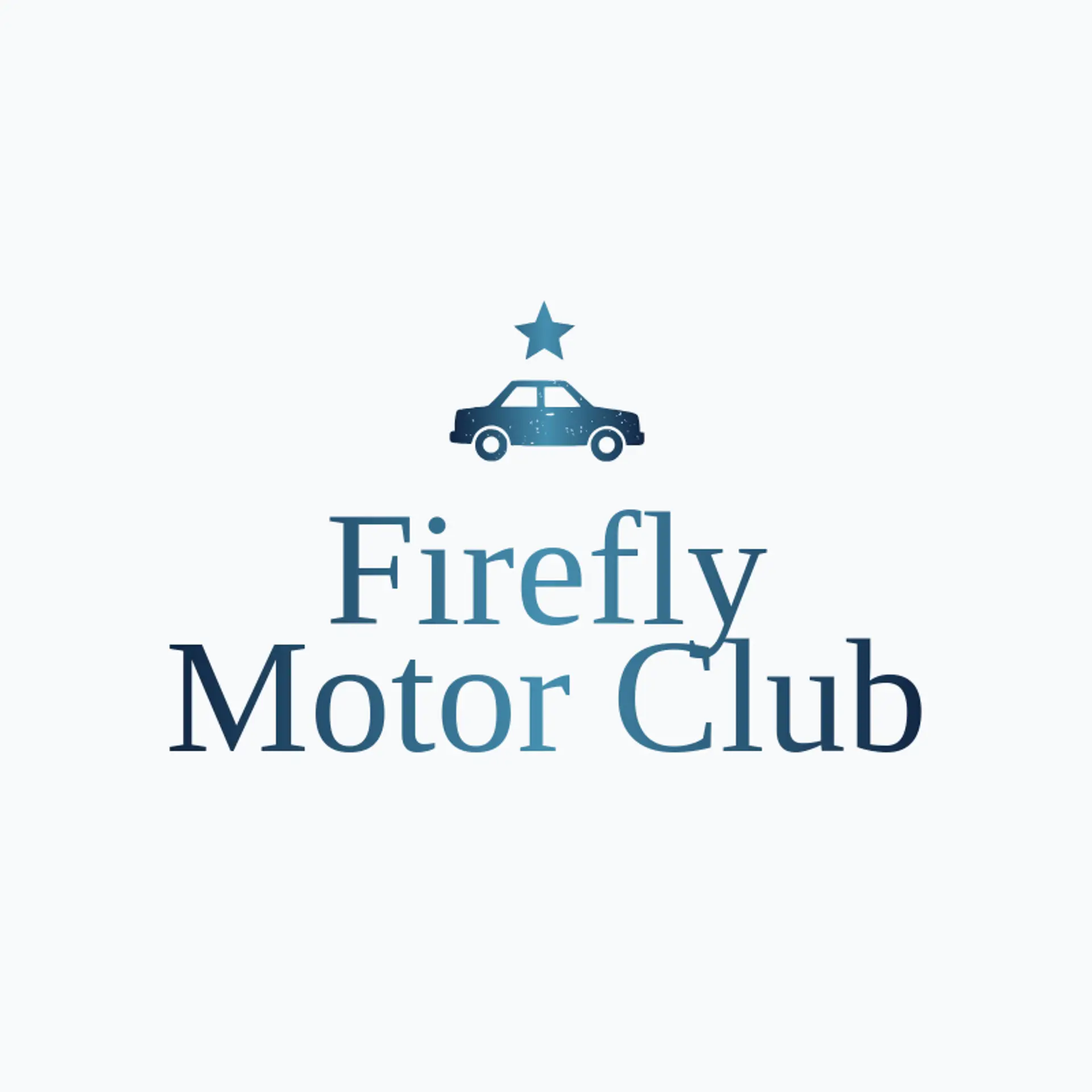 Firefly Motor Club logo for automobile