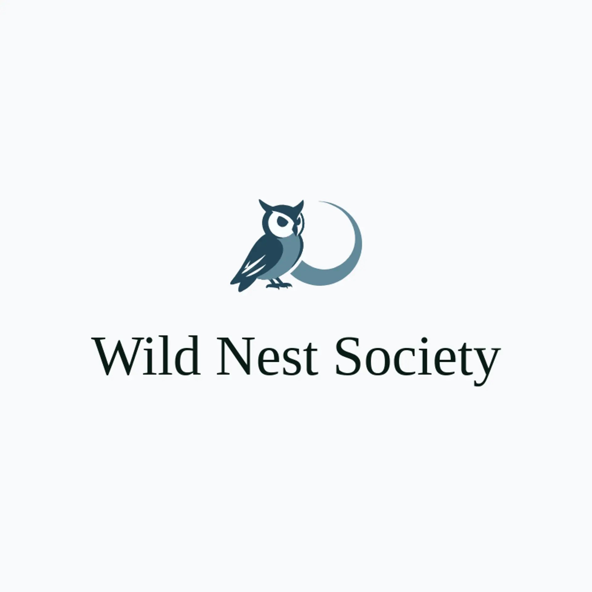 Wild Nest Society logo for wildlife
