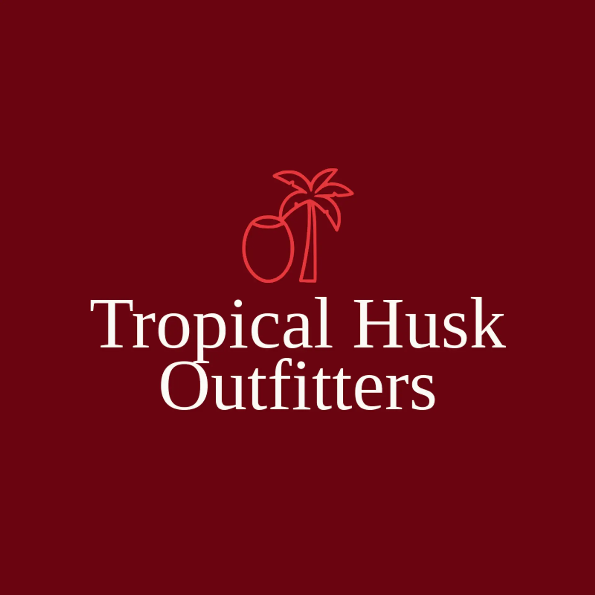 Tropical Husk Outfitters logo for coconut