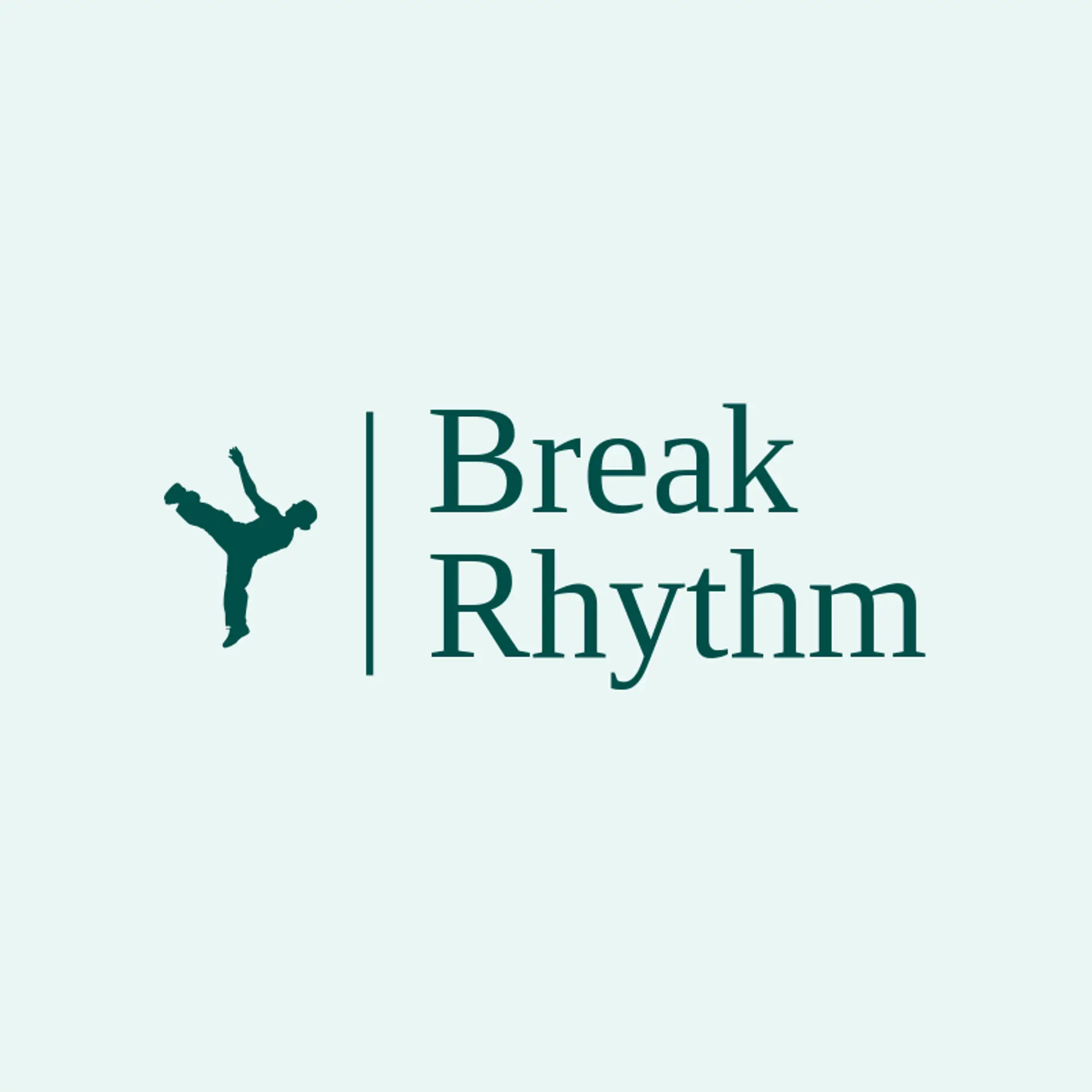 Break Rhythm logo for hip hop