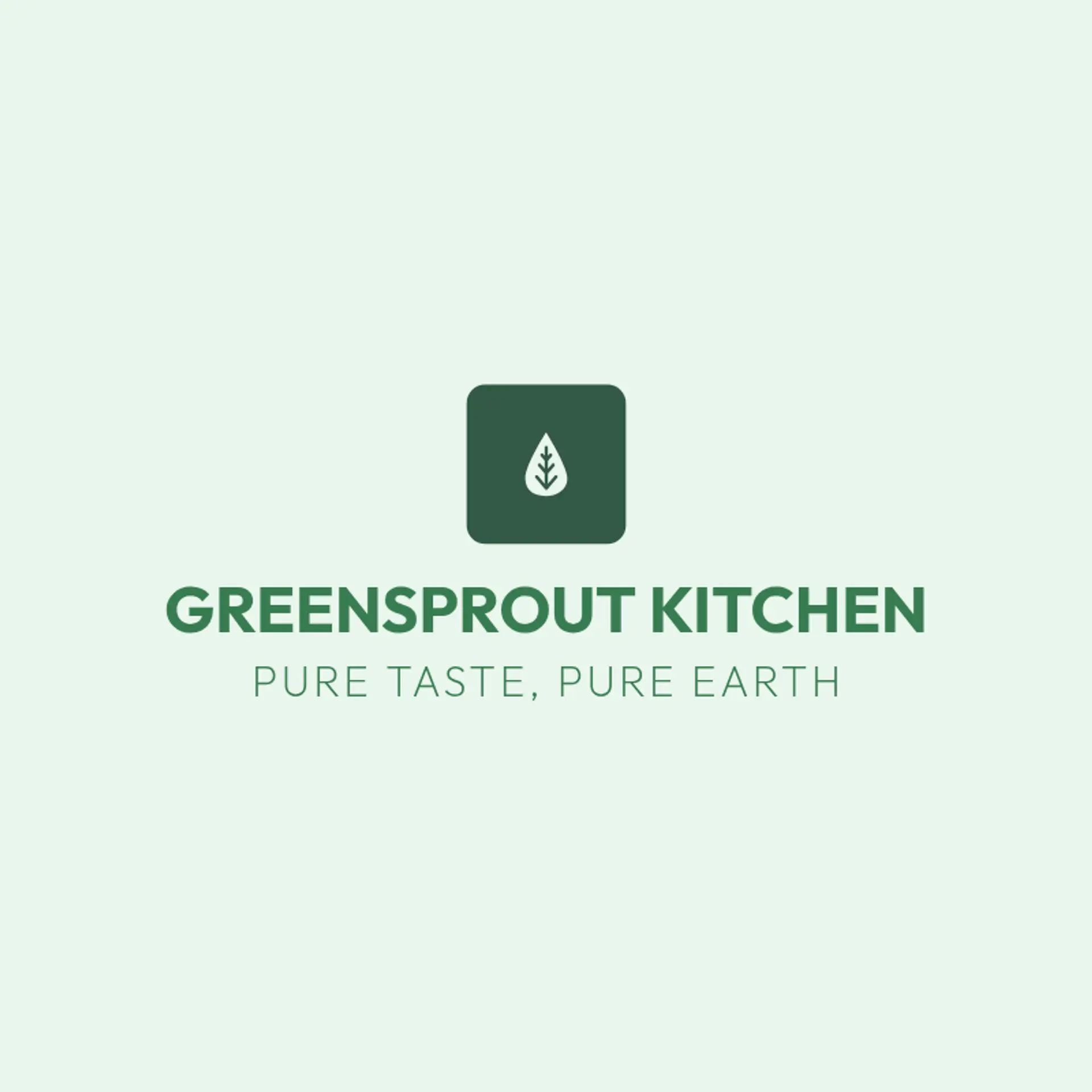 Green Root Café logo for vegan restaurant