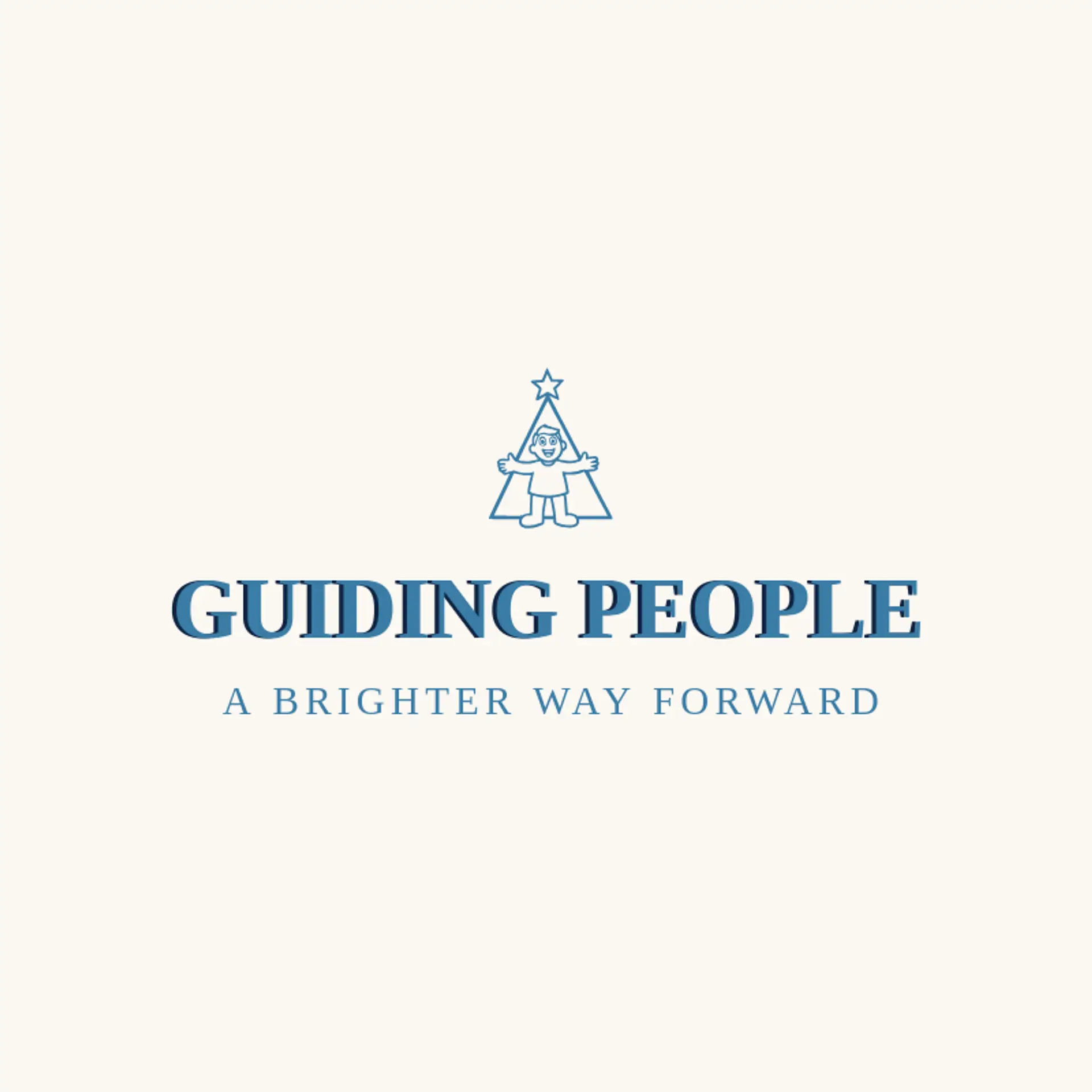 Guiding People logo for person