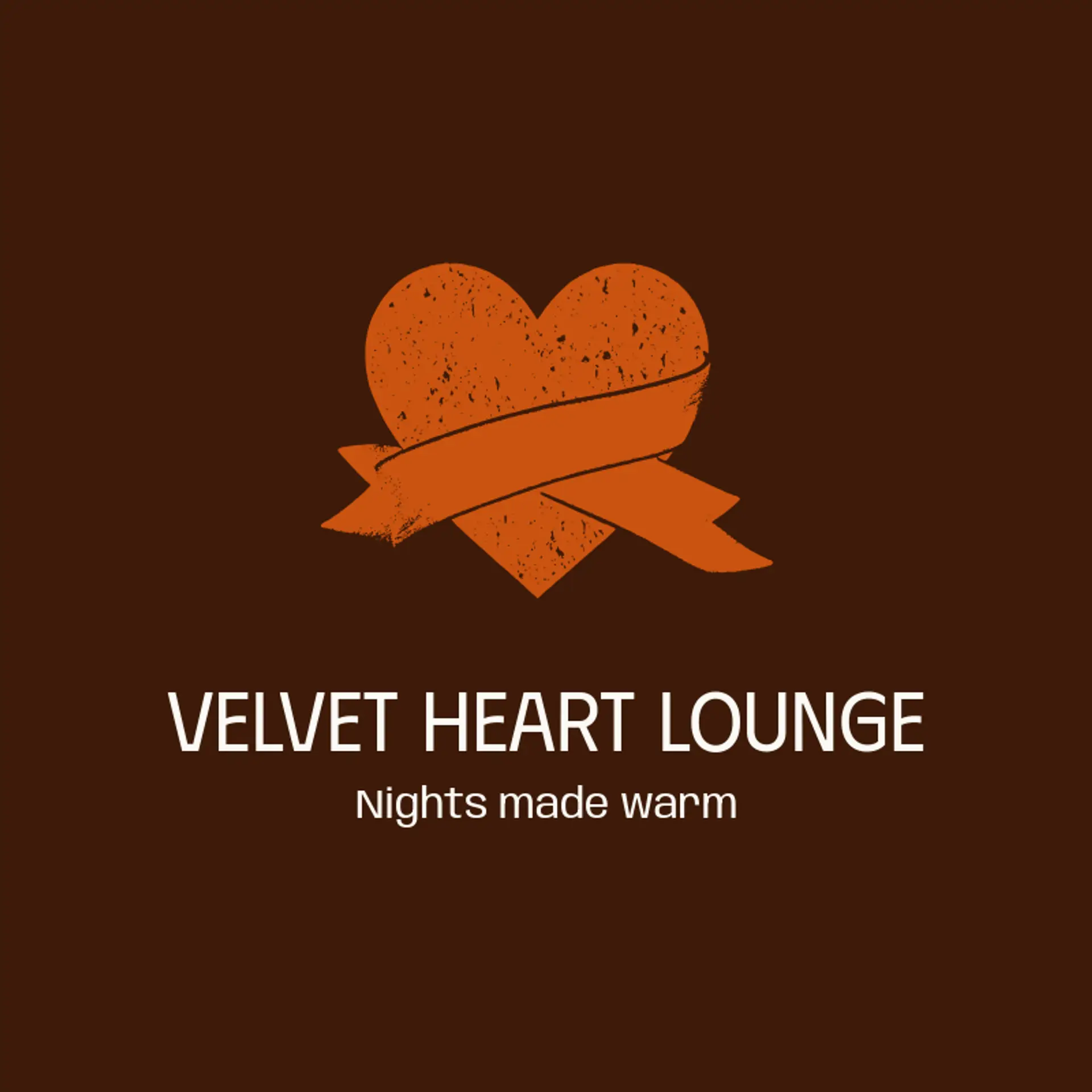 Velvet Heart Lounge logo for heart