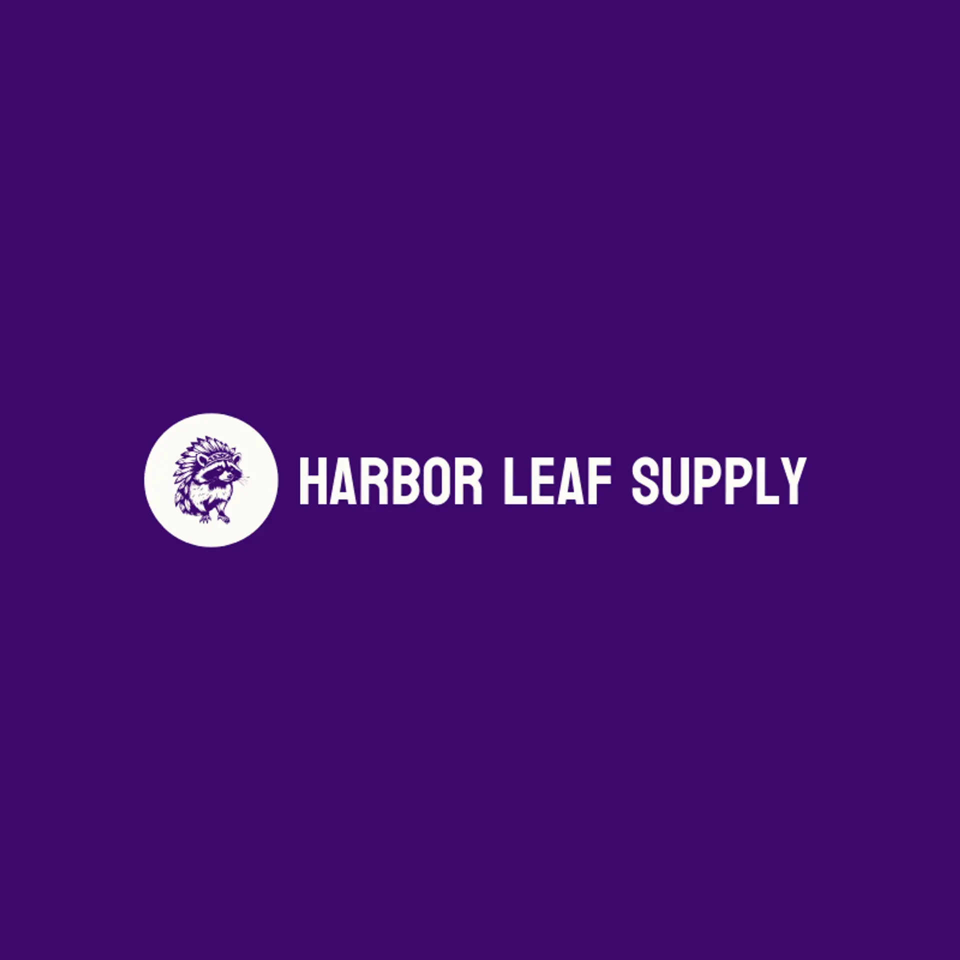 Harbor Leaf Supply logo for native