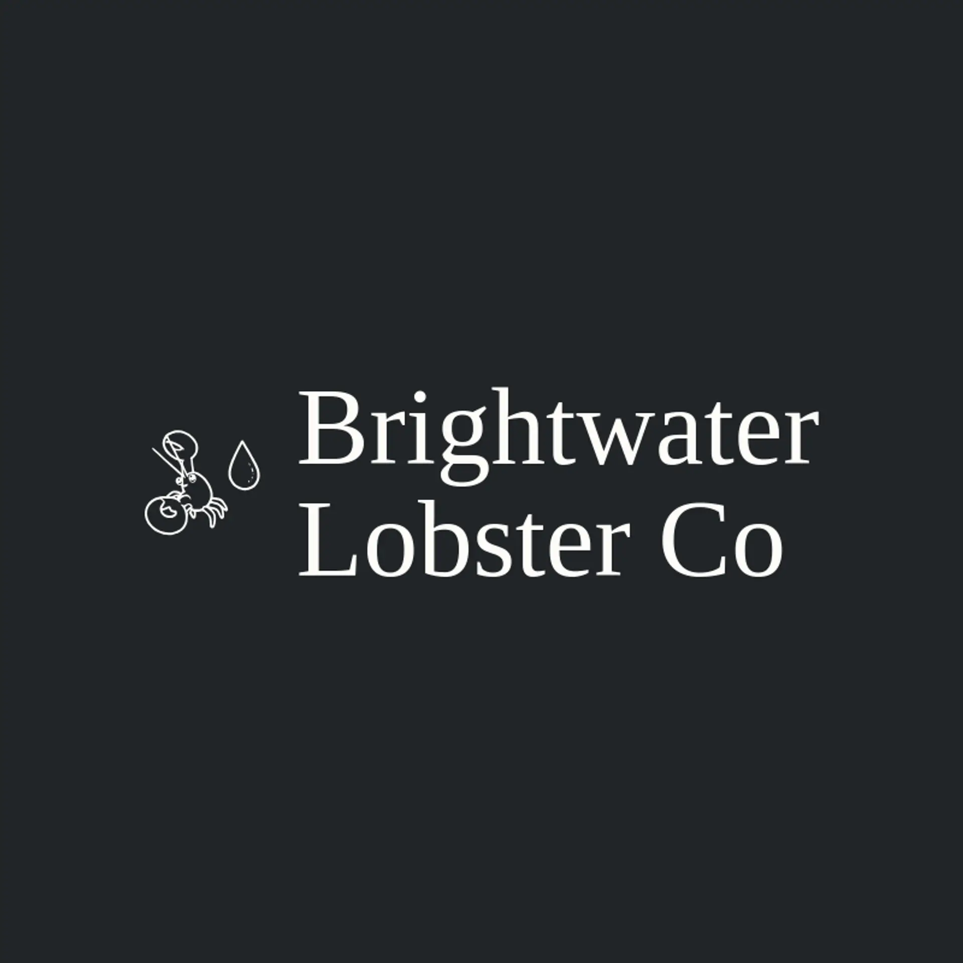 Brightwater Lobster Co logo for lobster