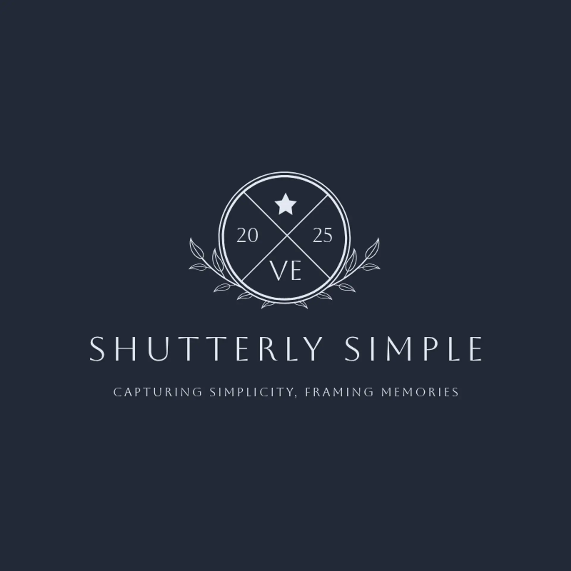 Frame Serenity logo for simple photography
