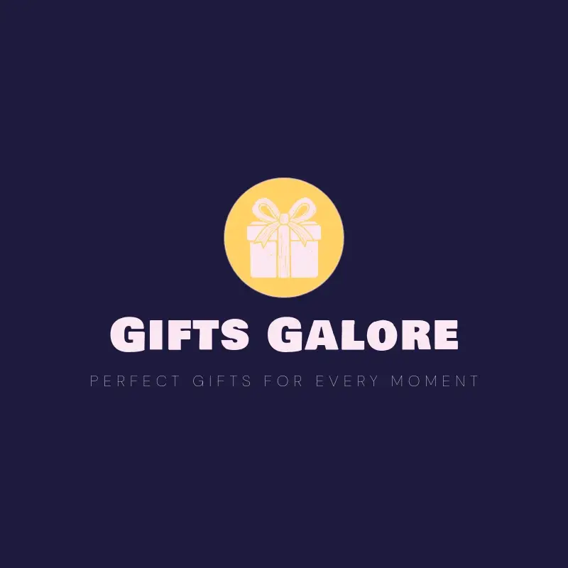 The gift shop name Gifts Galore as a branded logo with a color icon