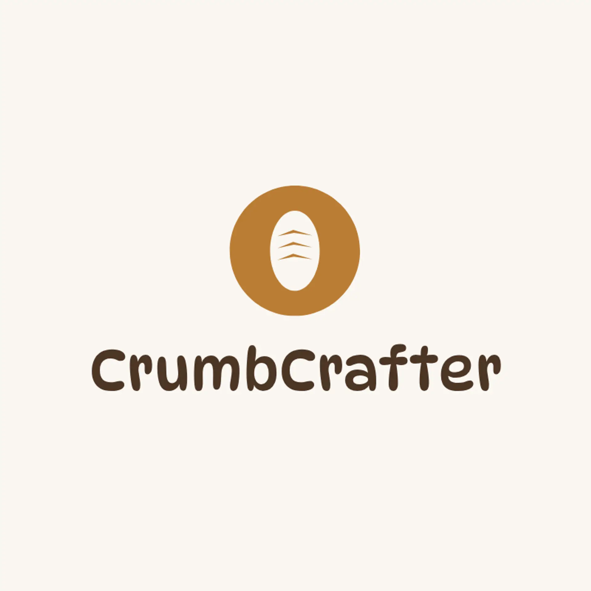 CrumbCrafter logo for unique bakery