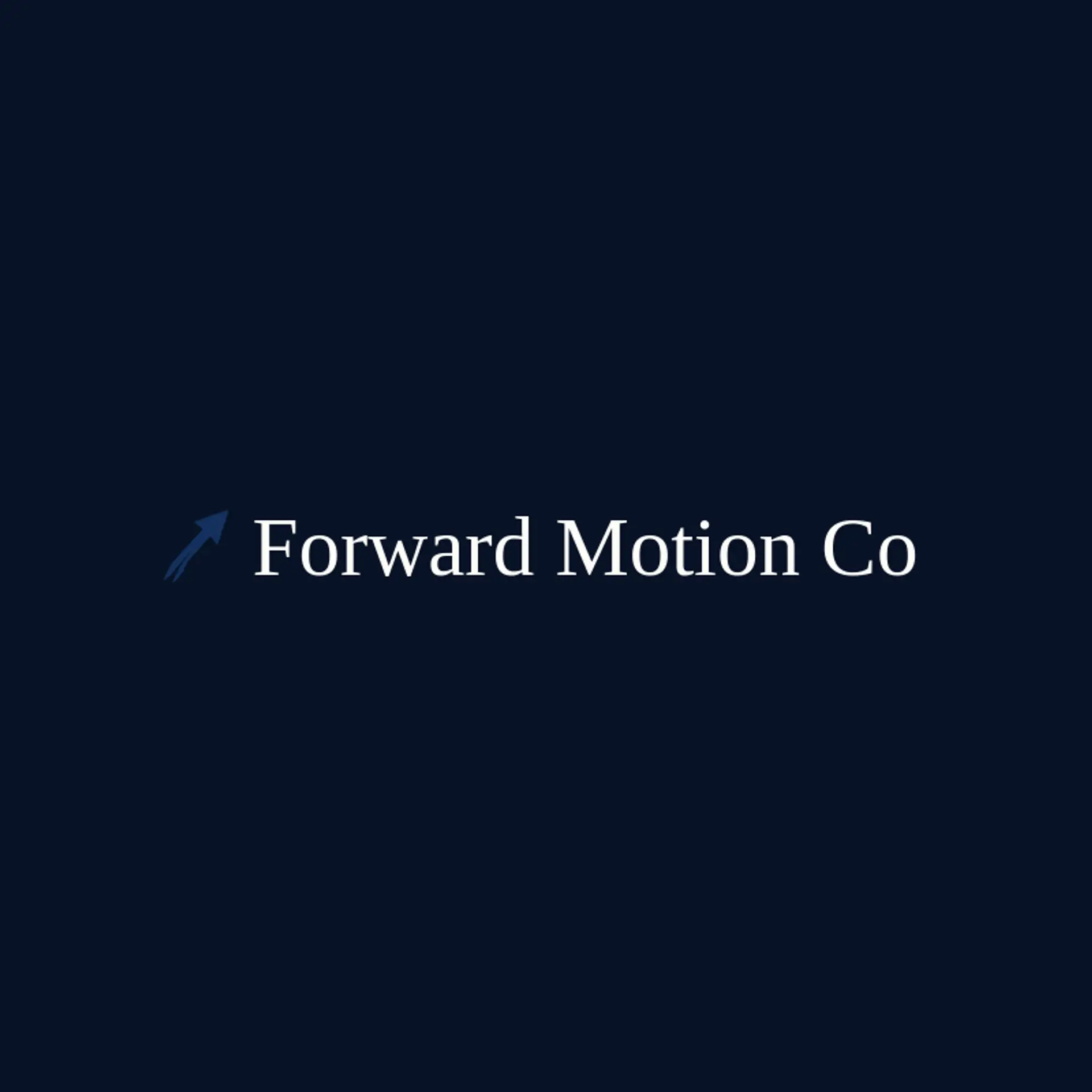 Forward Motion Co logo for agency