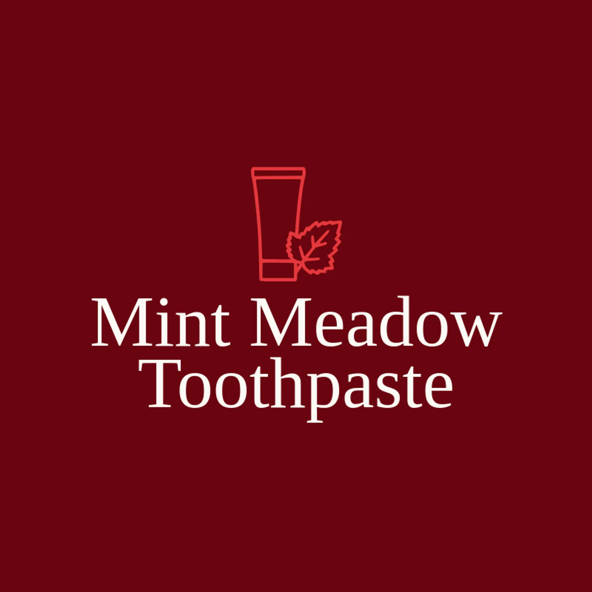 Mint Meadow Toothpaste logo for toothpaste