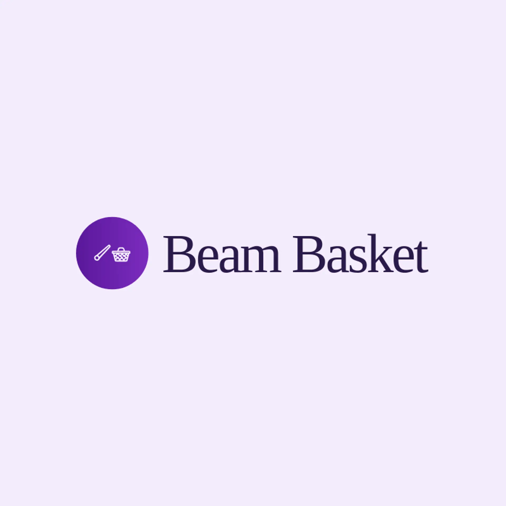 Beam Basket logo for laser