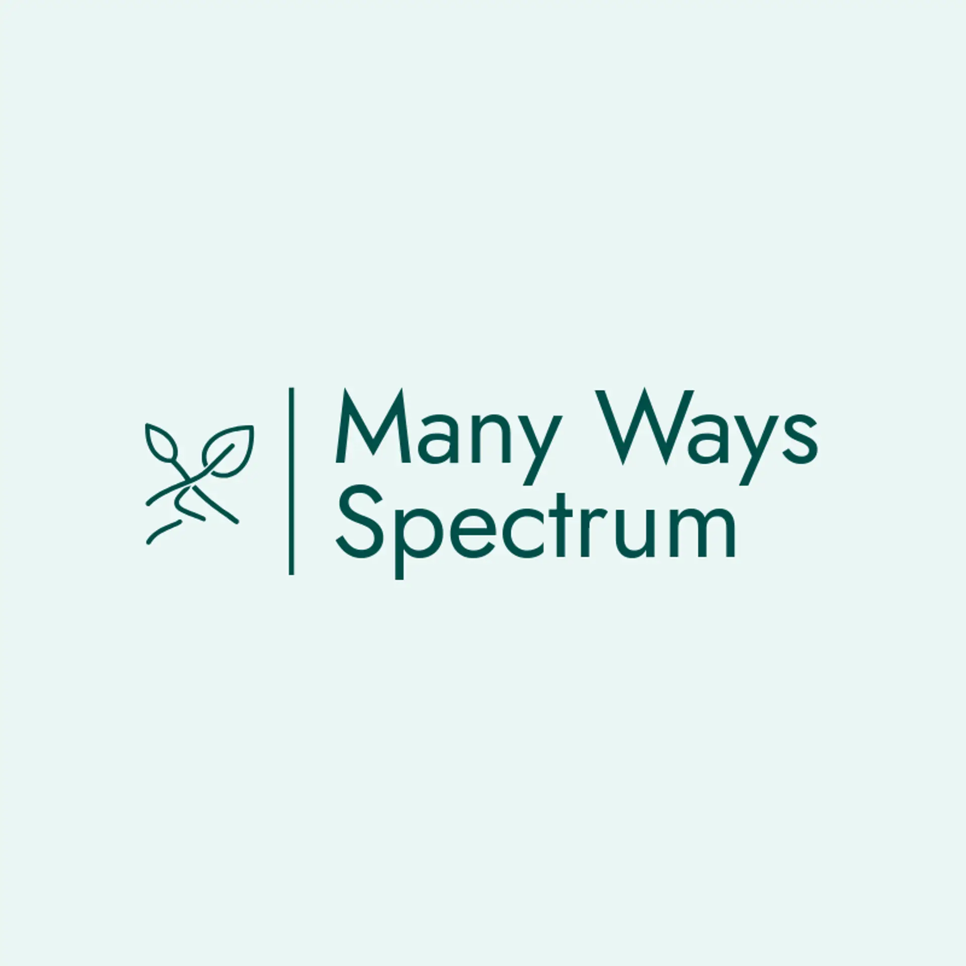 Many Ways Spectrum logo for autism