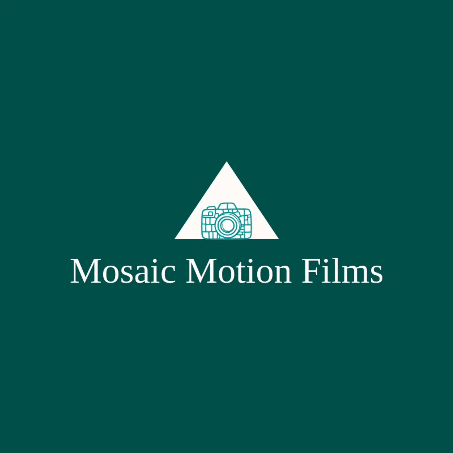 Mosaic Motion Films logo for video camera