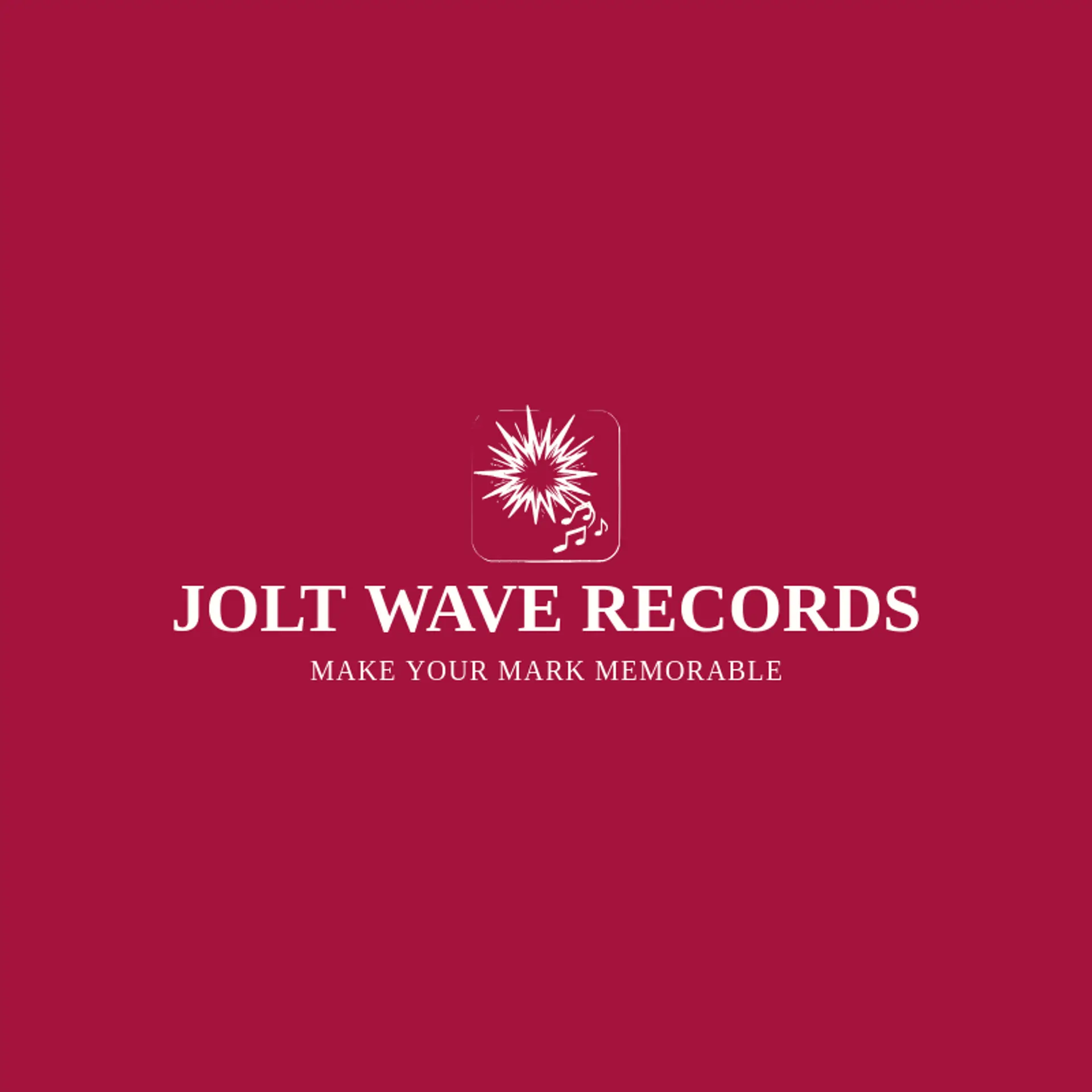 Jolt Wave Records logo for explosion