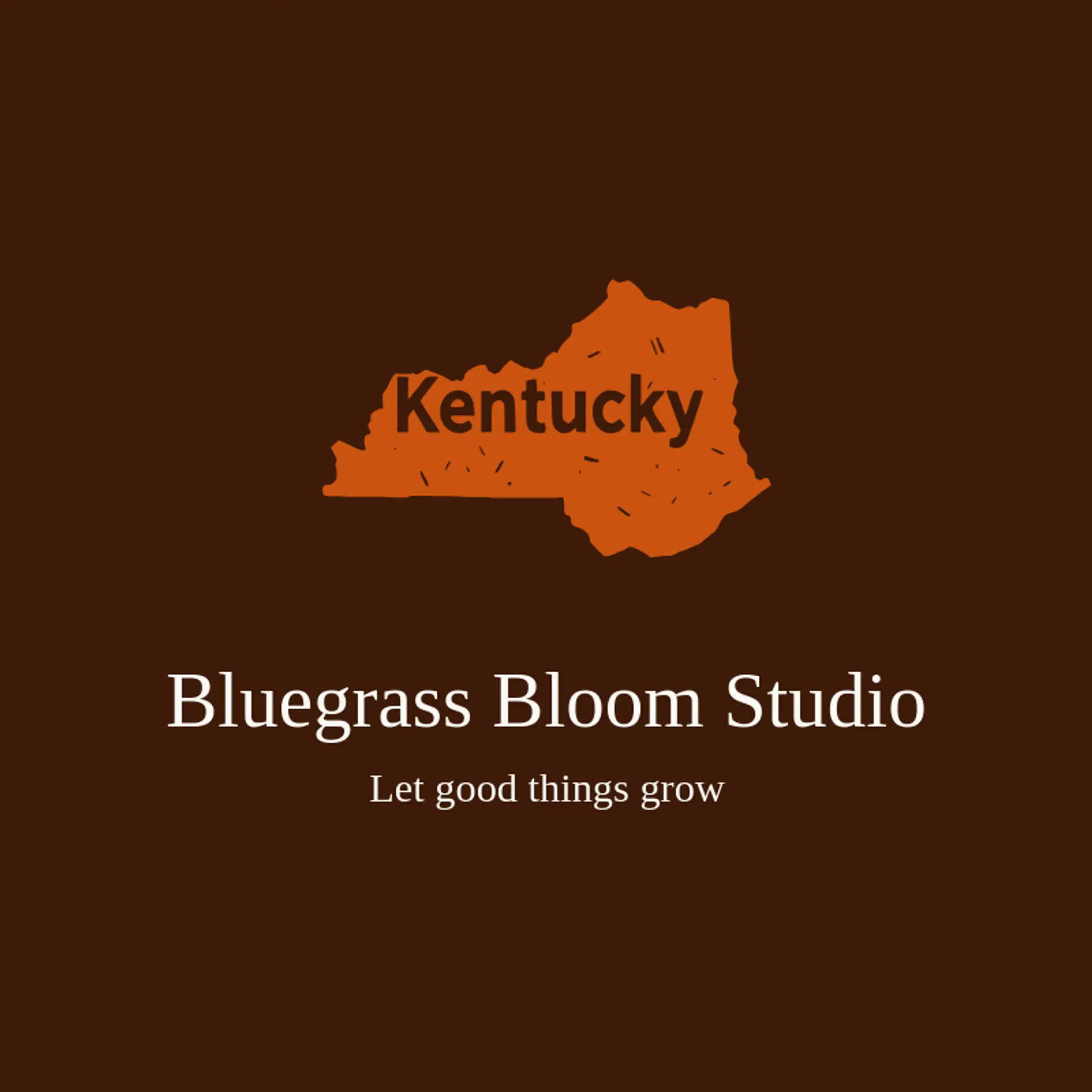 Bluegrass Bloom Studio logo for kentucky
