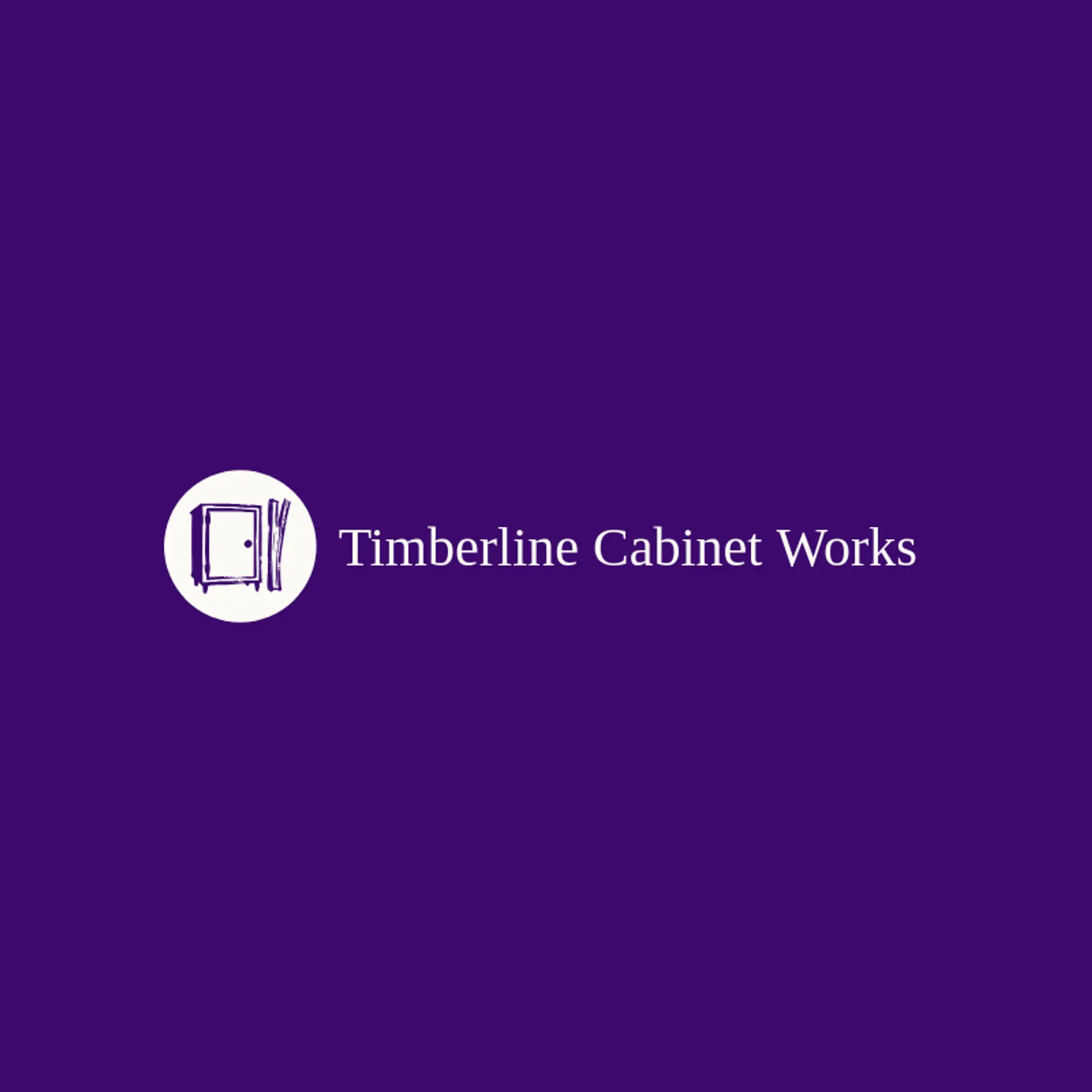 Timberline Cabinet Works logo for cabinet
