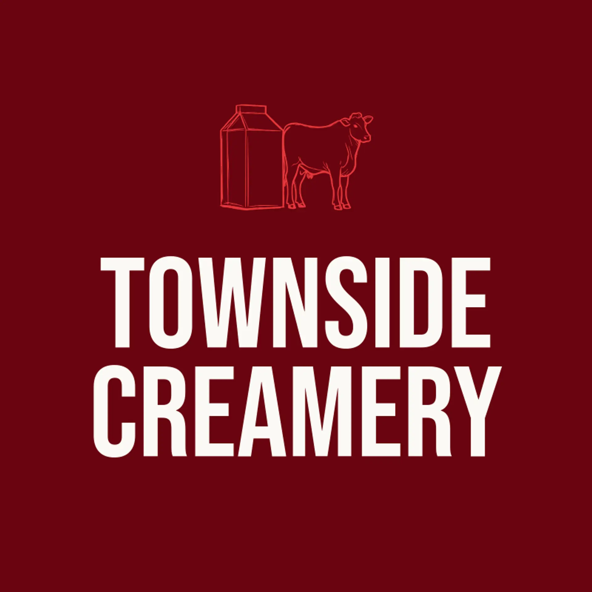 Townside Creamery logo for milk