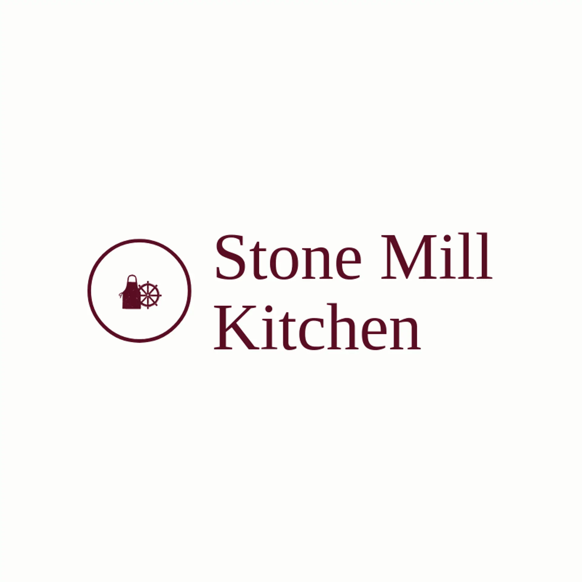 Stone Mill Kitchen logo for apron