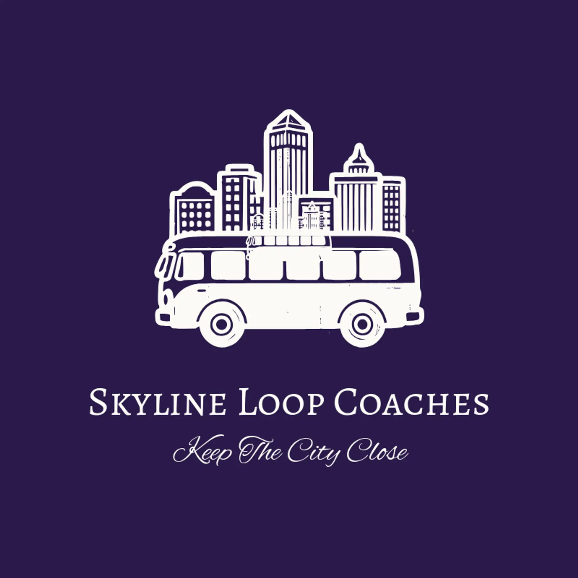 Skyline Loop Coaches logo for bus