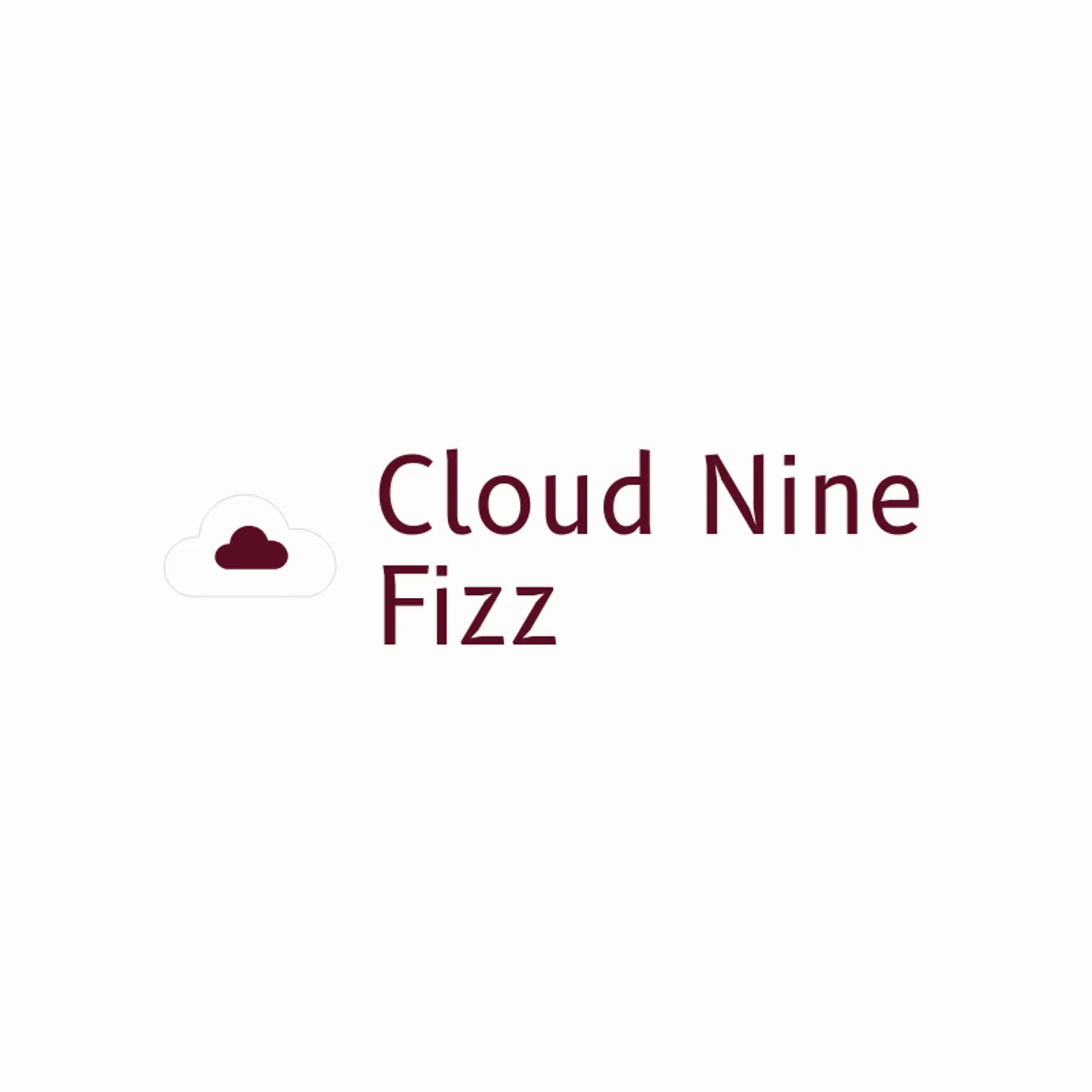 Cloud Nine Fizz logo for soda