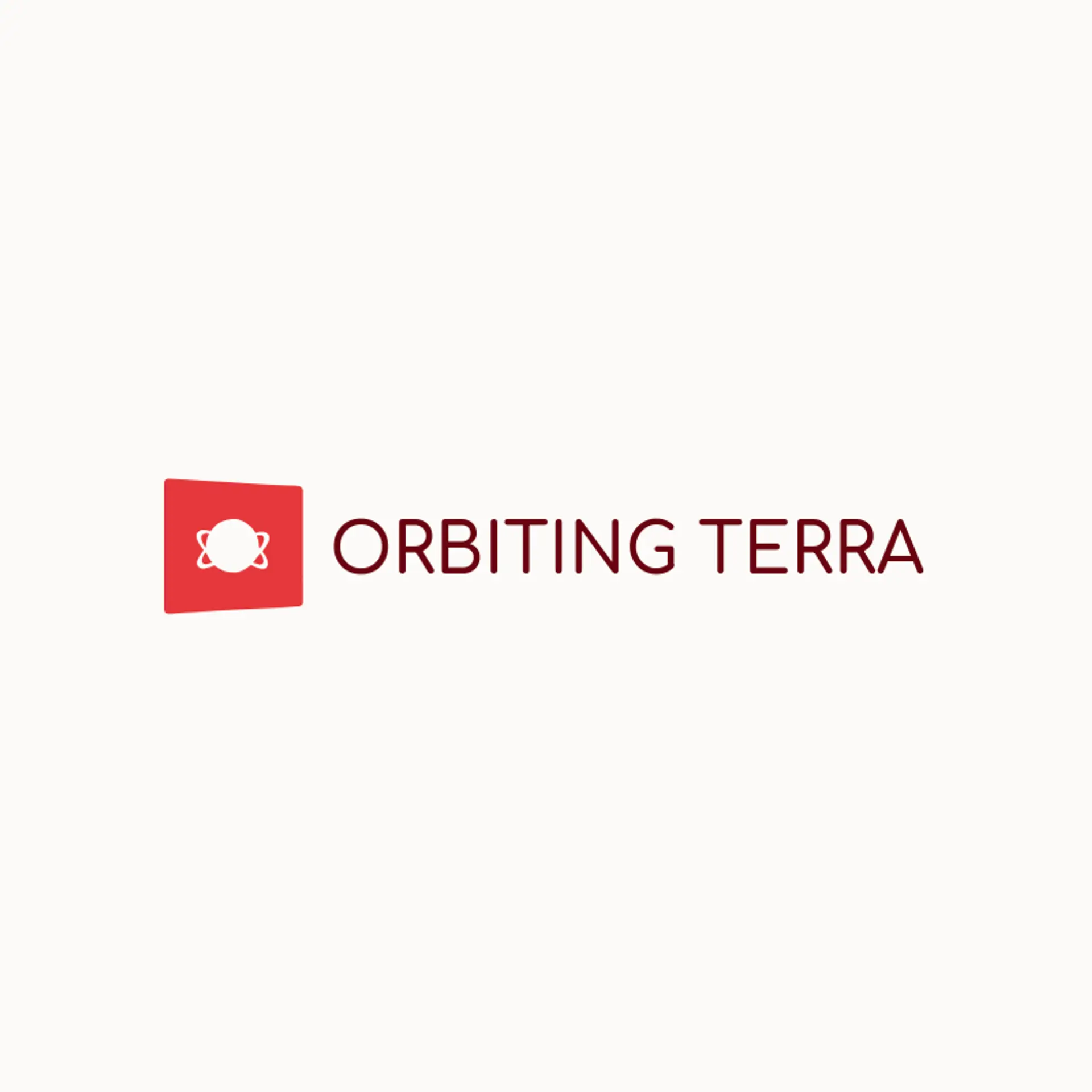 Orbiting Terra logo for globe