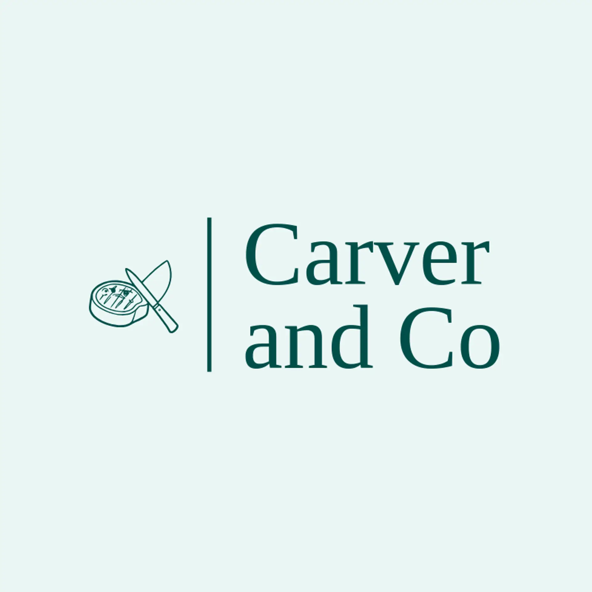 Carver and Co logo for steakhouse