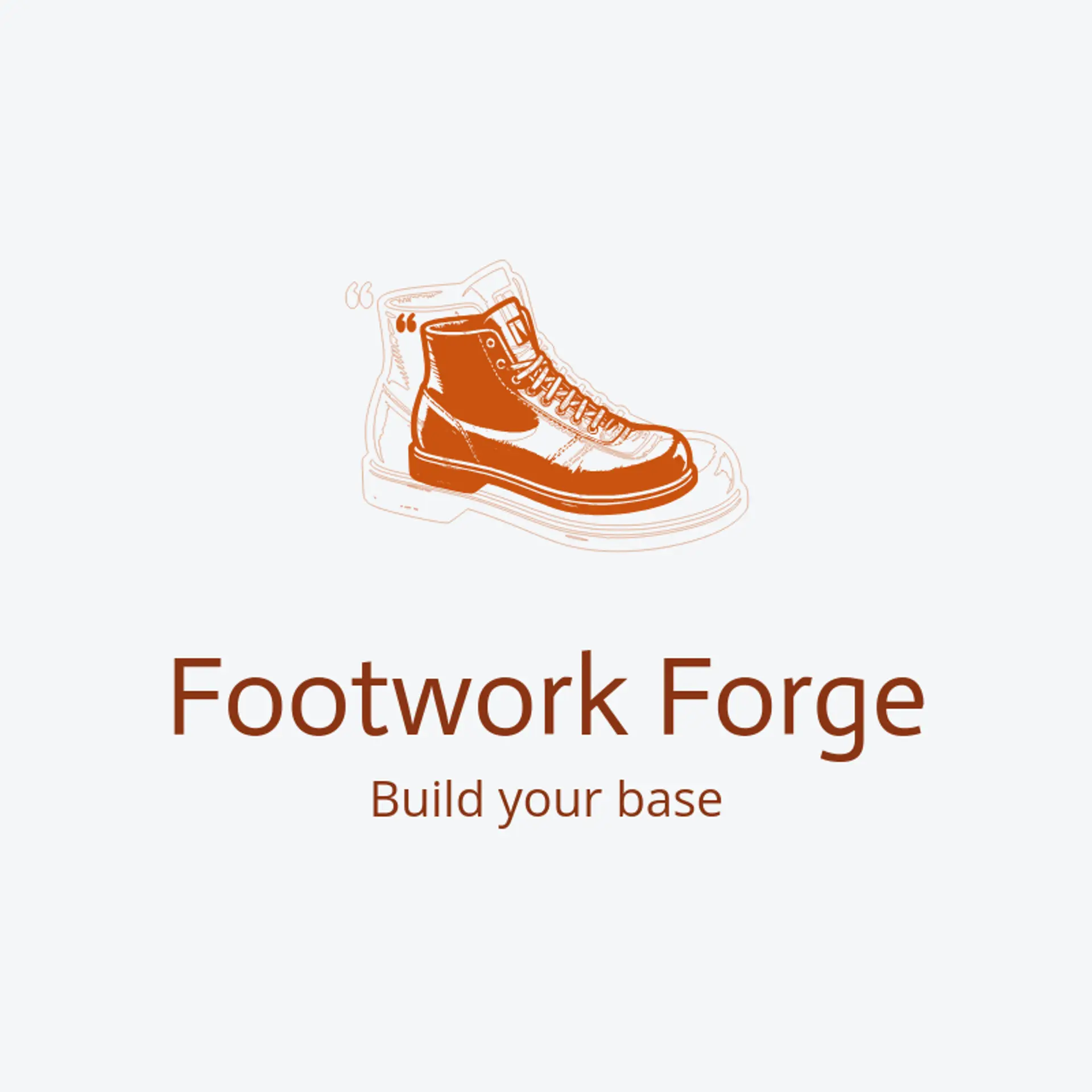 Footwork Forge logo for wrestling