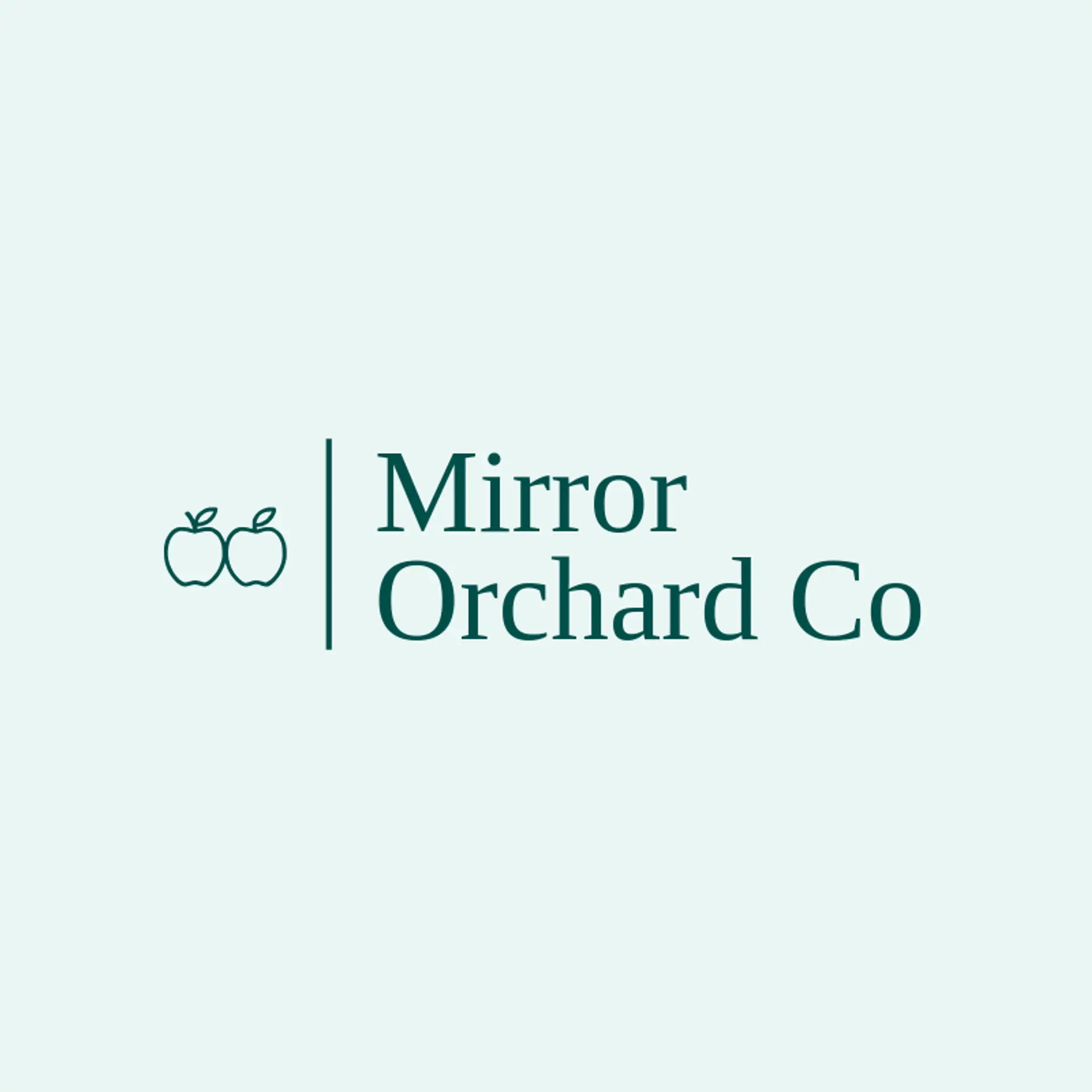 Mirror Orchard Co logo for symmetry