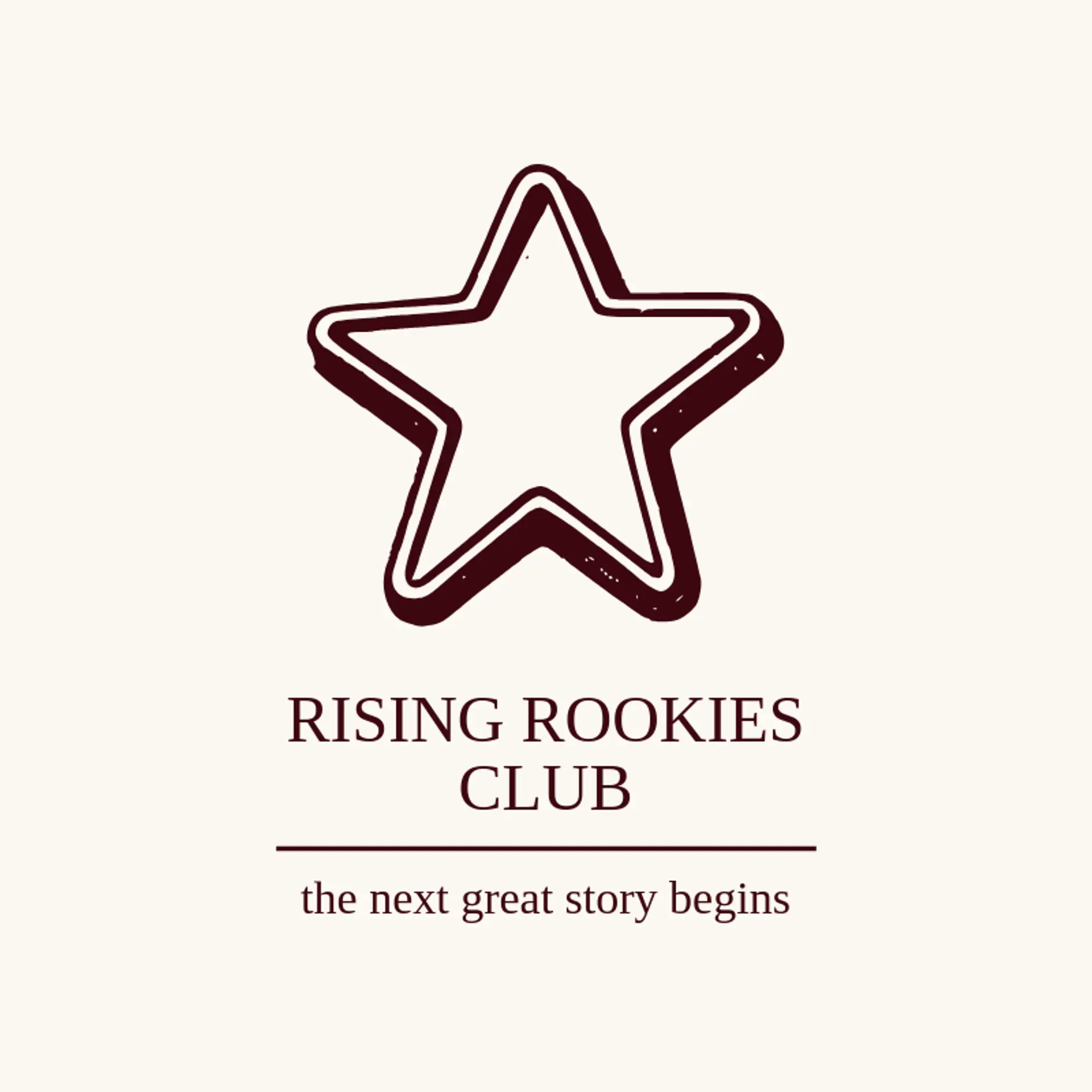 Rising Rookies Club logo for sports card