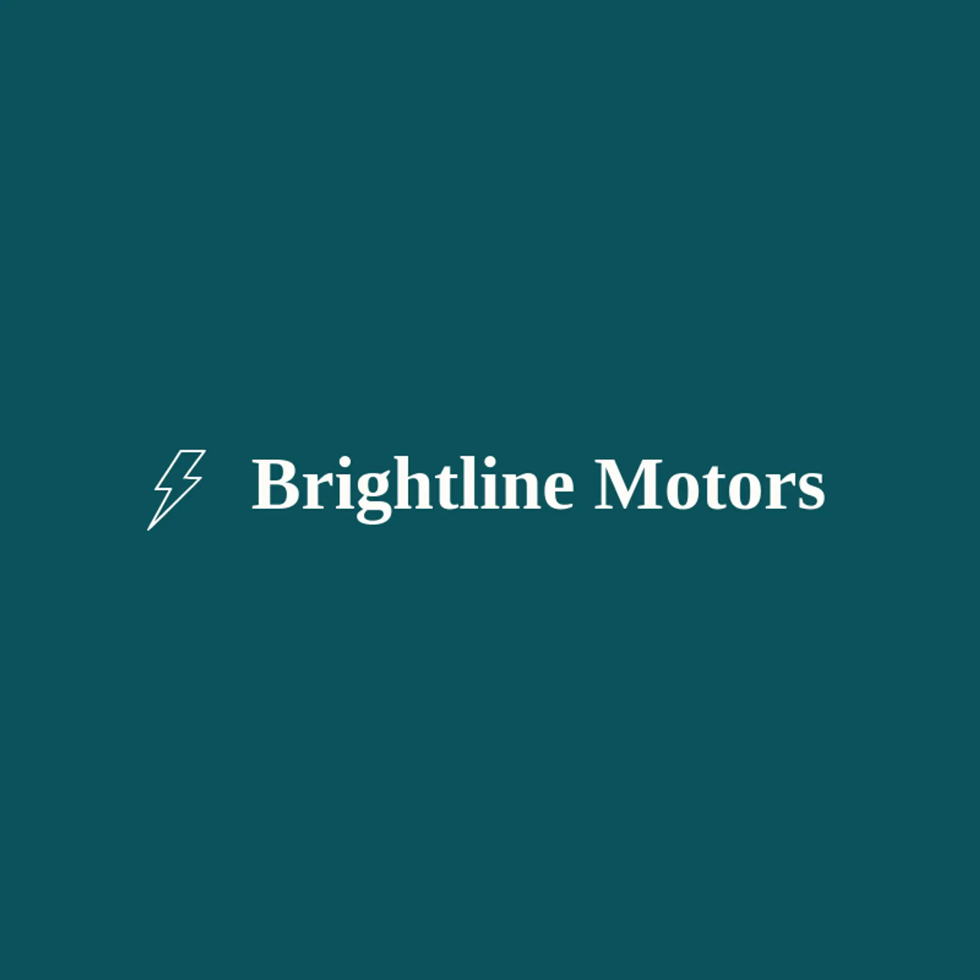 Brightline Motors logo for Bolt