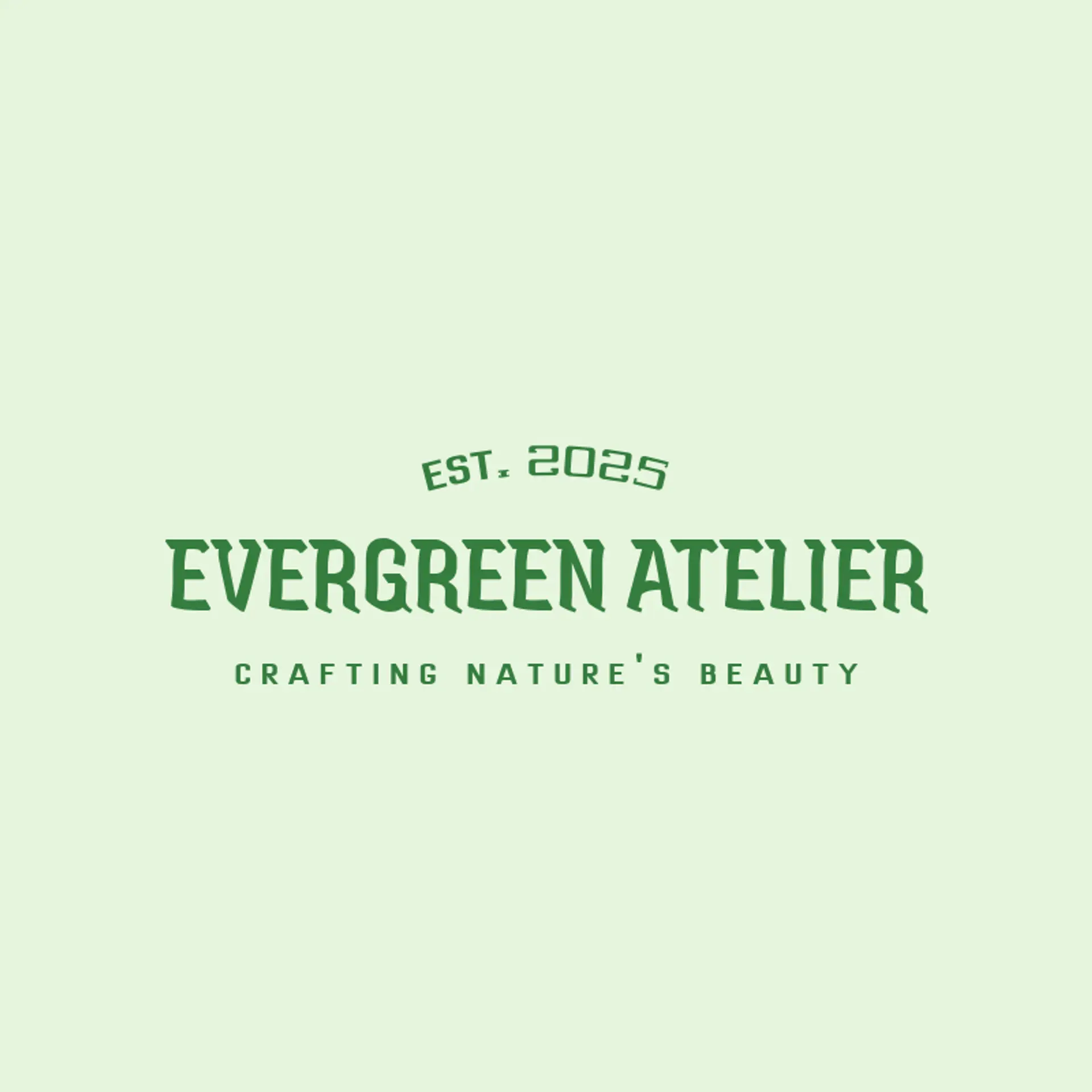 EverGreen Atelier logo for landscaping