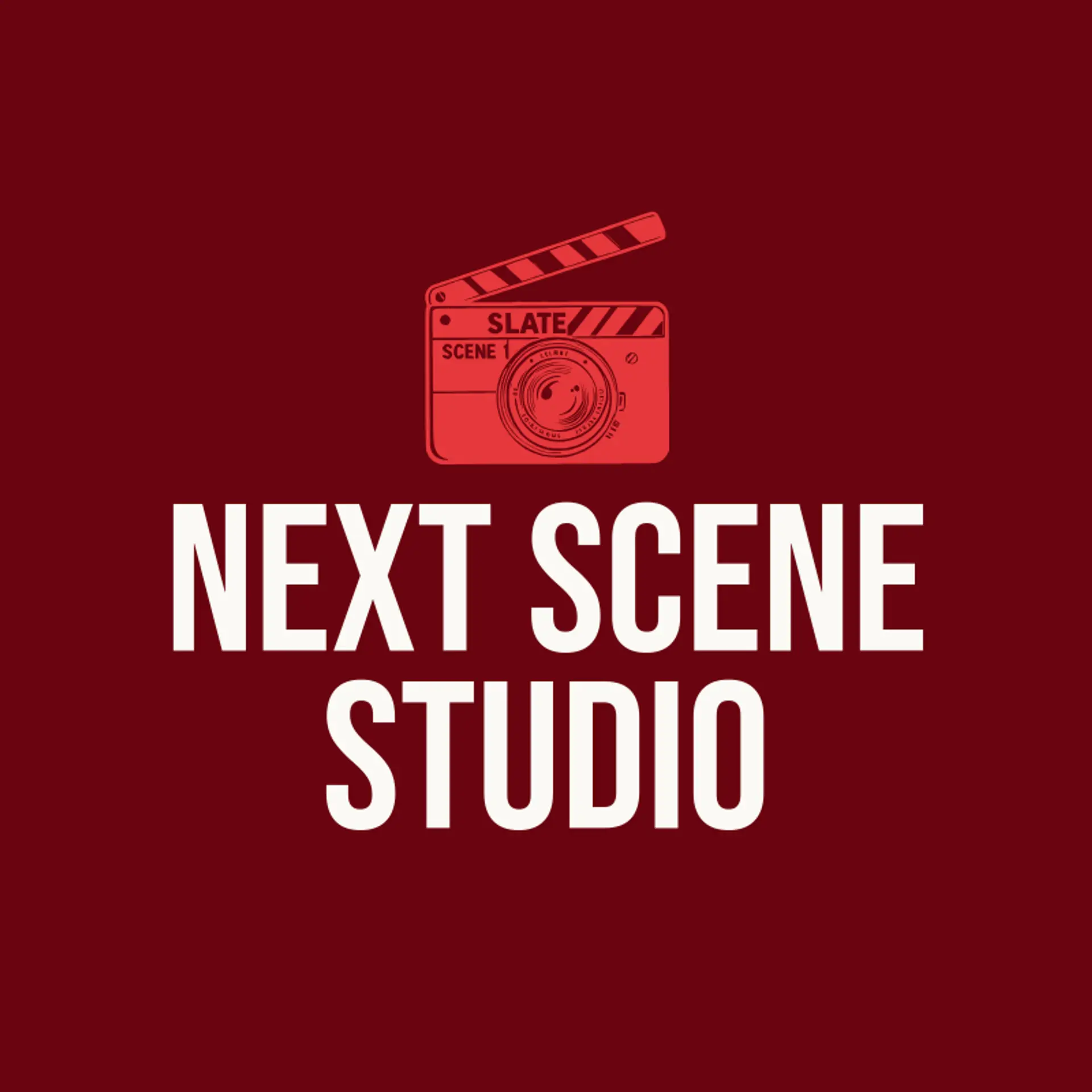 Next Scene Studio logo for video