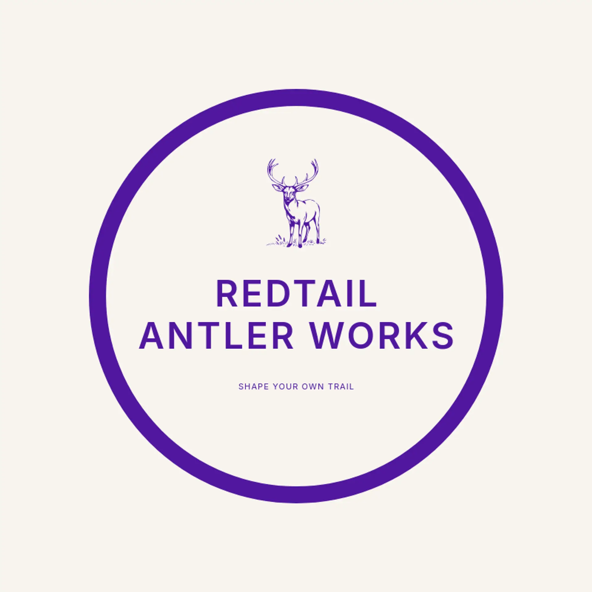 Redtail Antler Works logo for buck