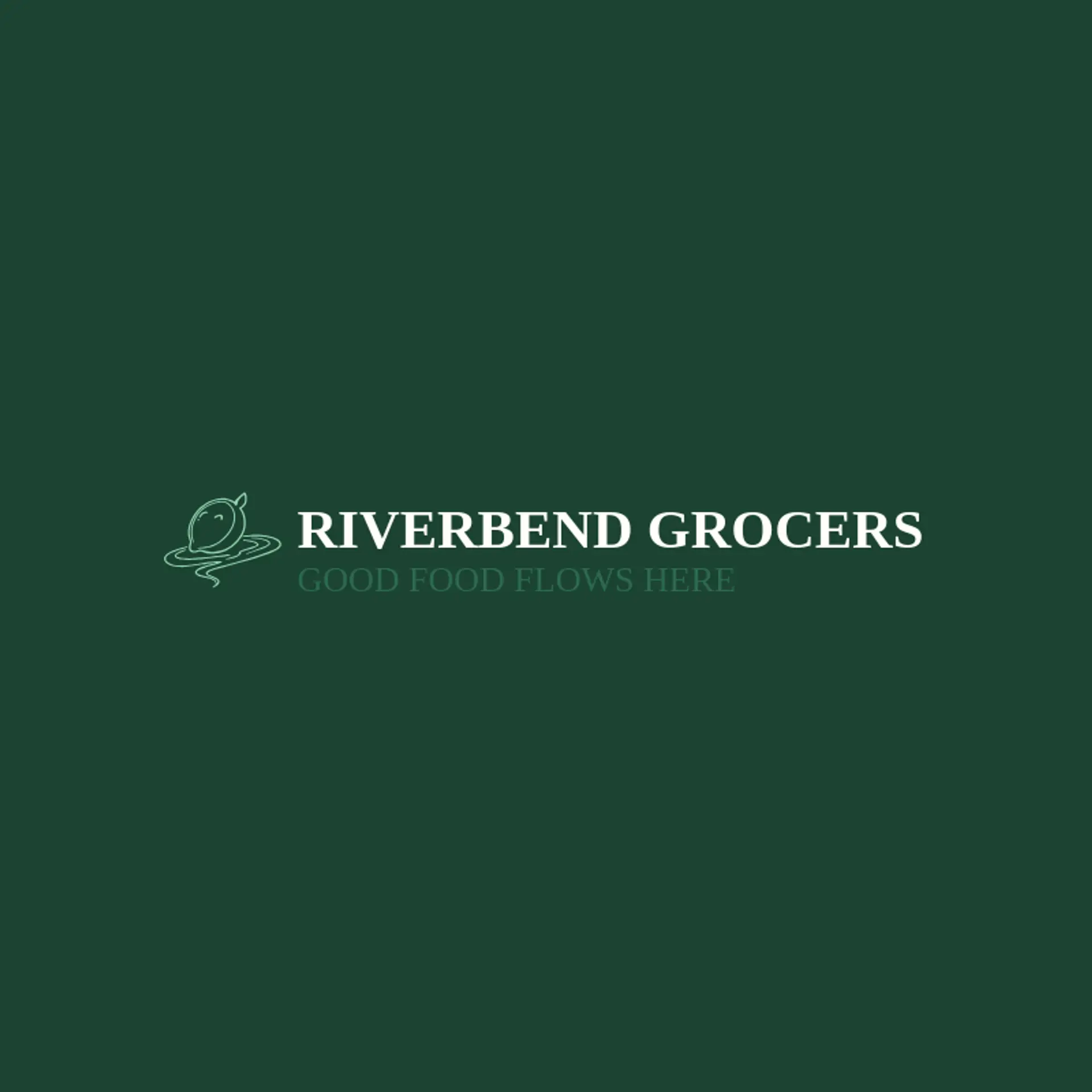 Riverbend Grocers logo for grocery