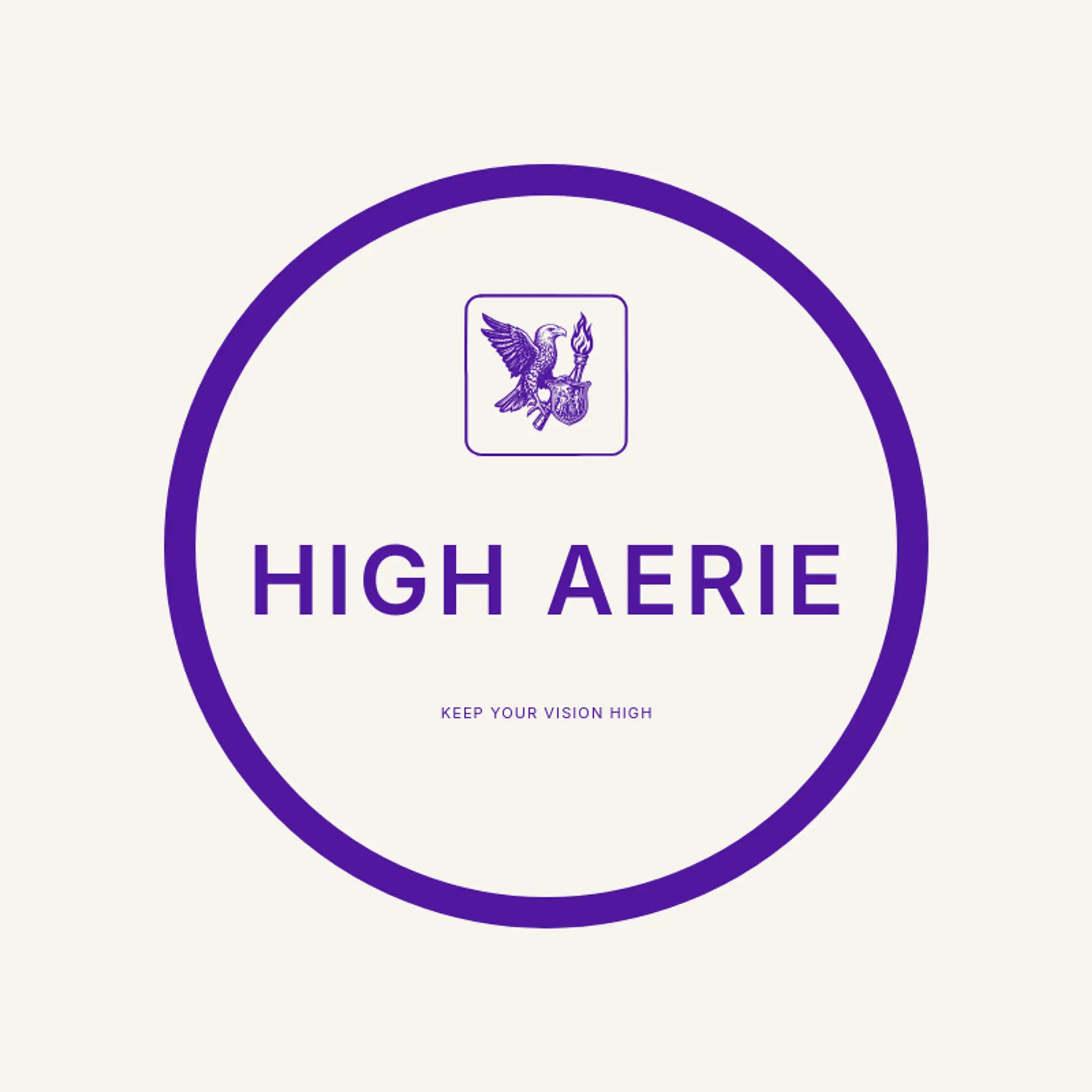 High Aerie logo for family crest