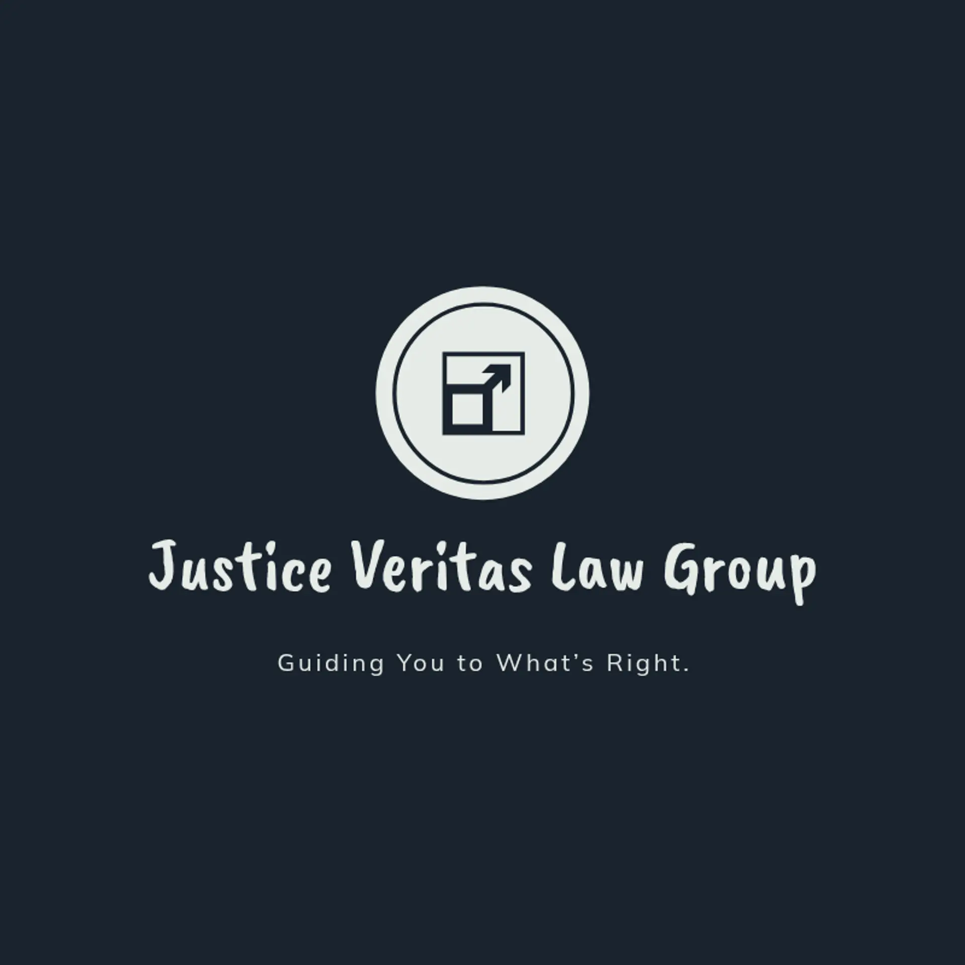 Justice Veritas Law Group logo for law