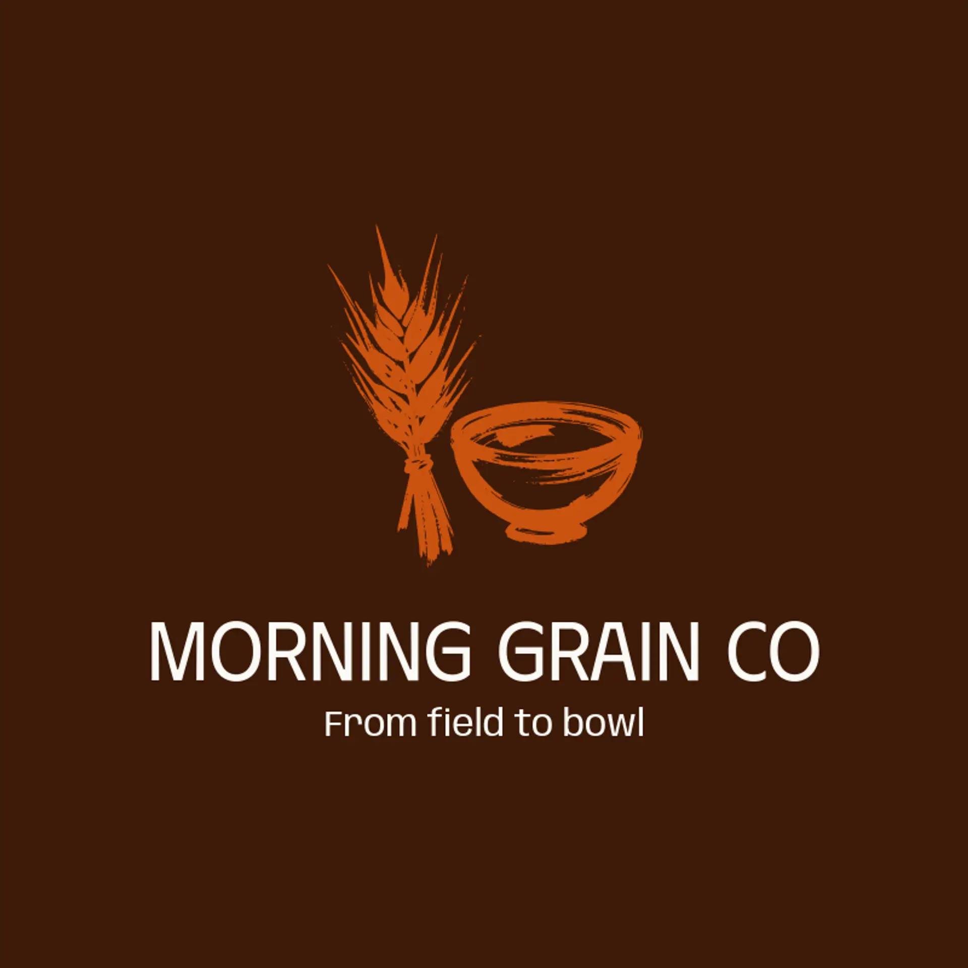 Morning Grain Co logo for cereal