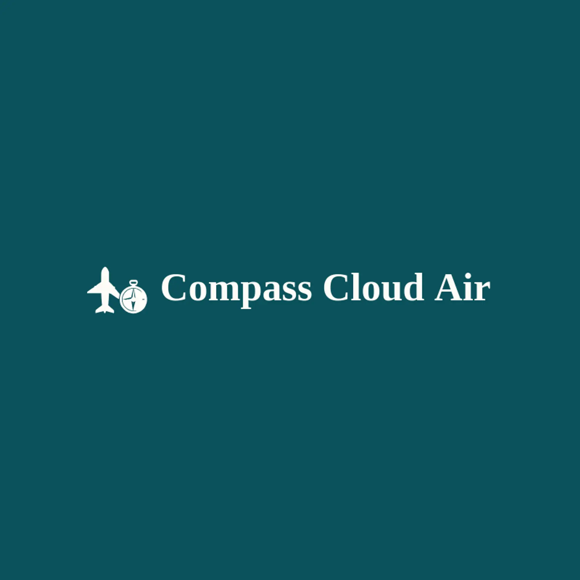 Compass Cloud Air logo for plane