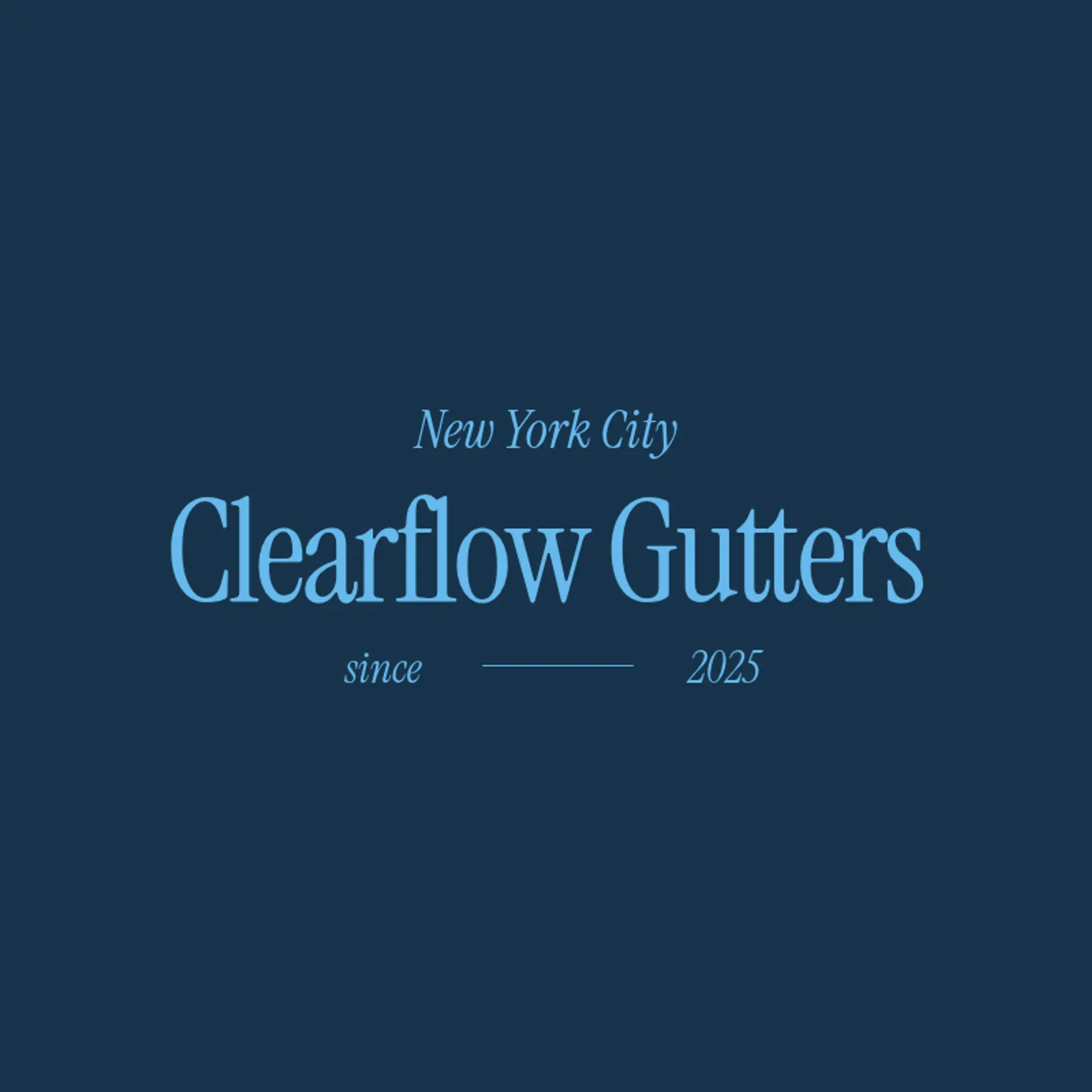 ClearFlow Gutters logo for gutter cleaning