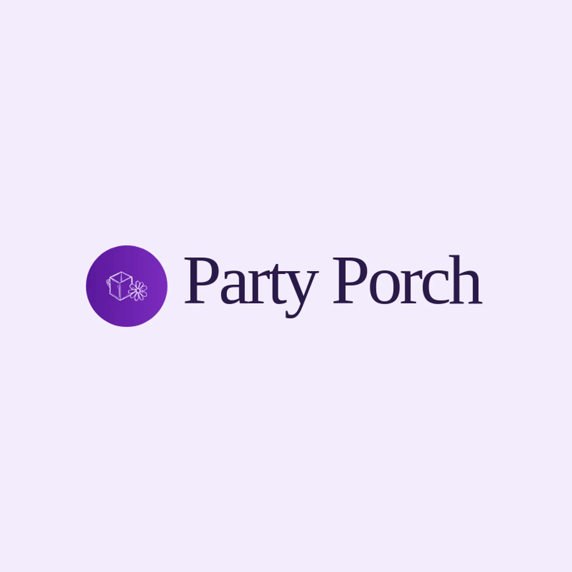 Party Porch logo for party rental