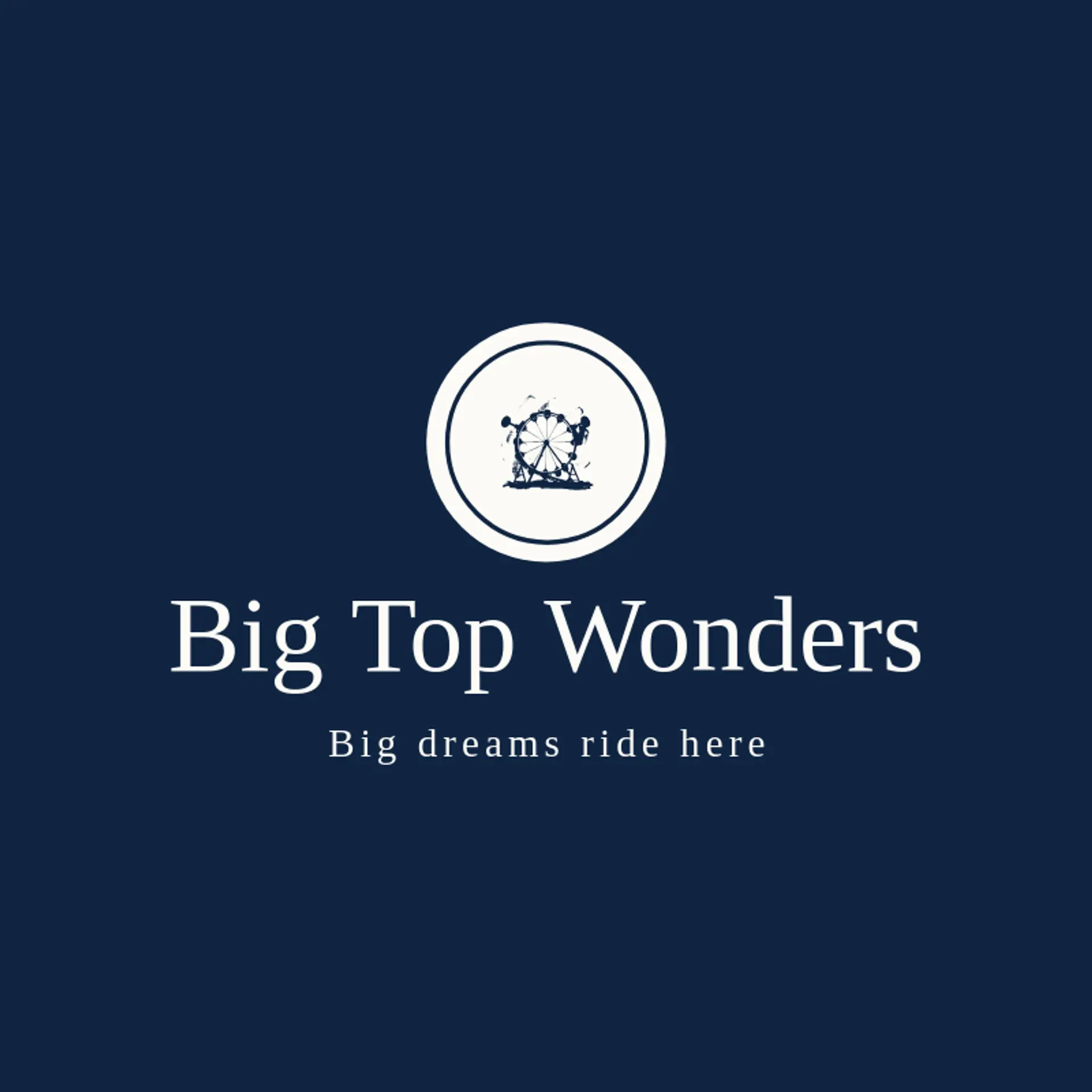 Big Top Wonders logo for carnival
