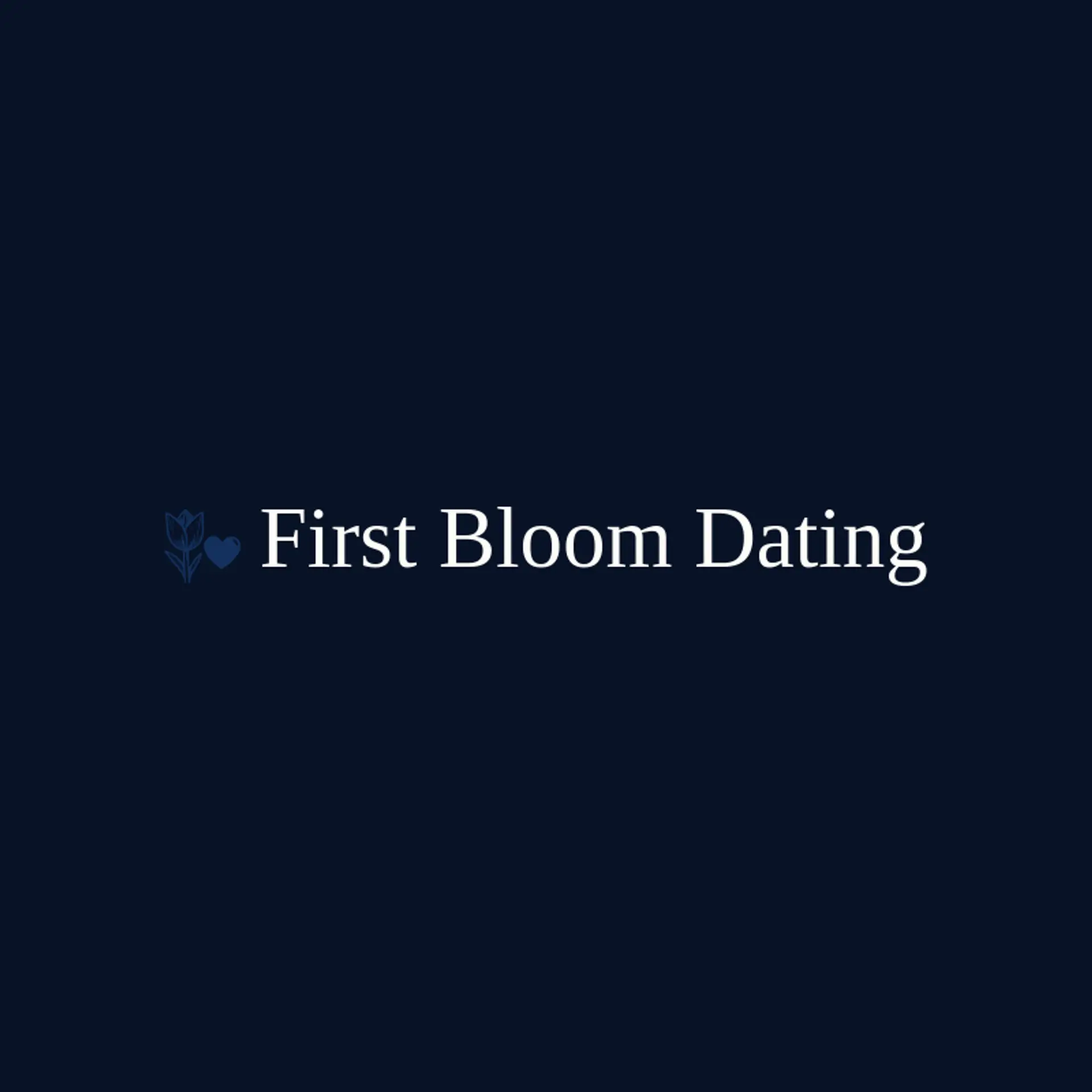 First Bloom Dating logo for dating