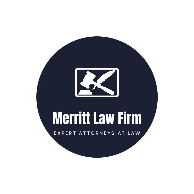 A gavel crossed with a quill, an estate planning logo in a black ink style
