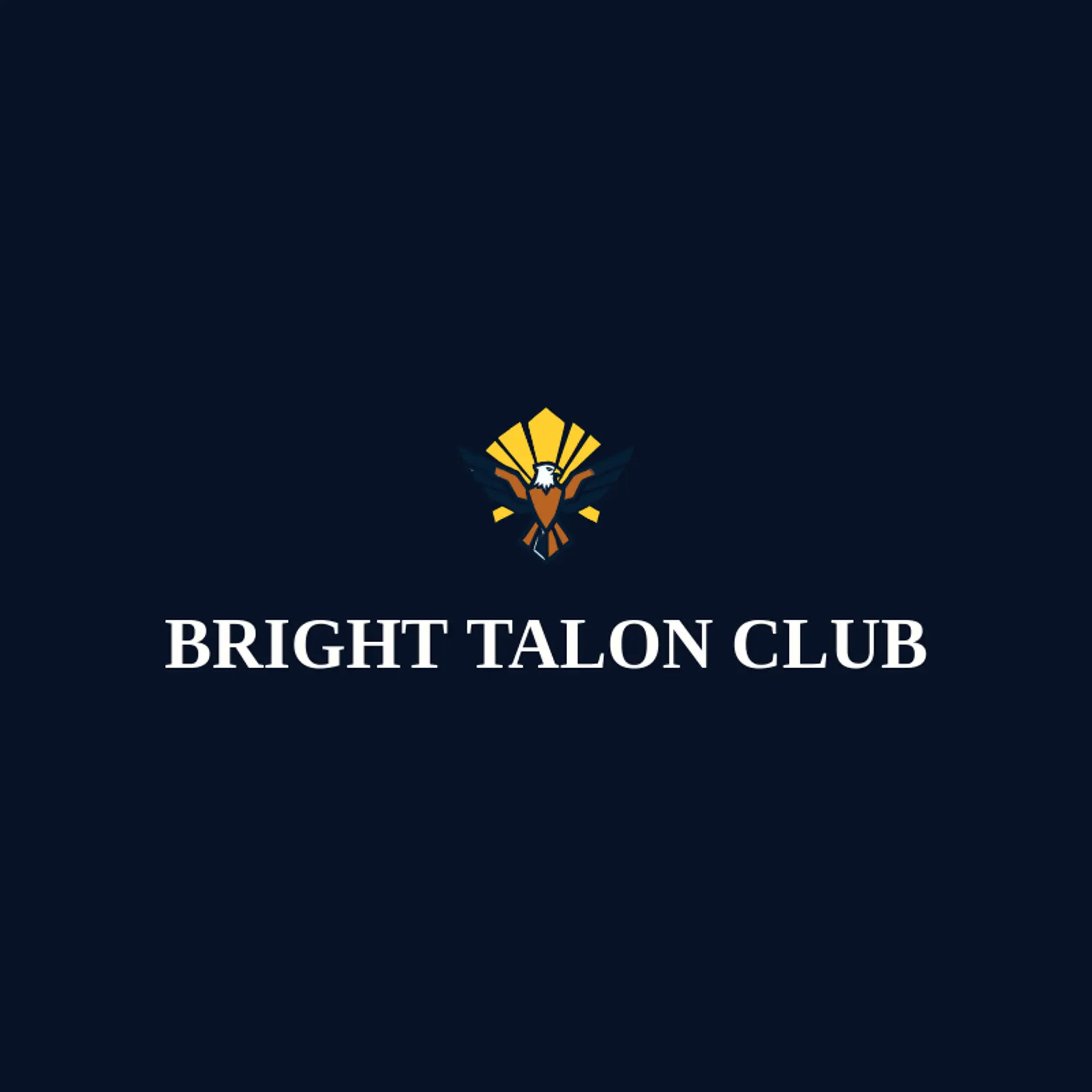 Bright Talon Club logo for bald eagle