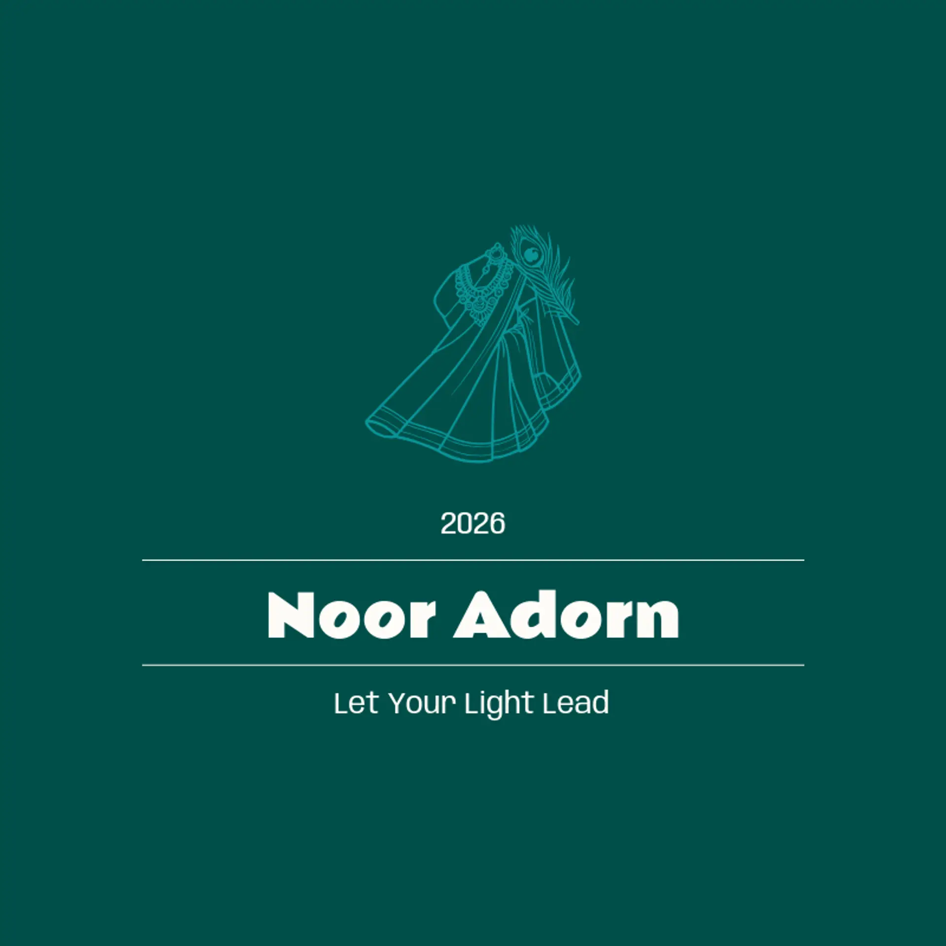 Noor Adorn logo for saree