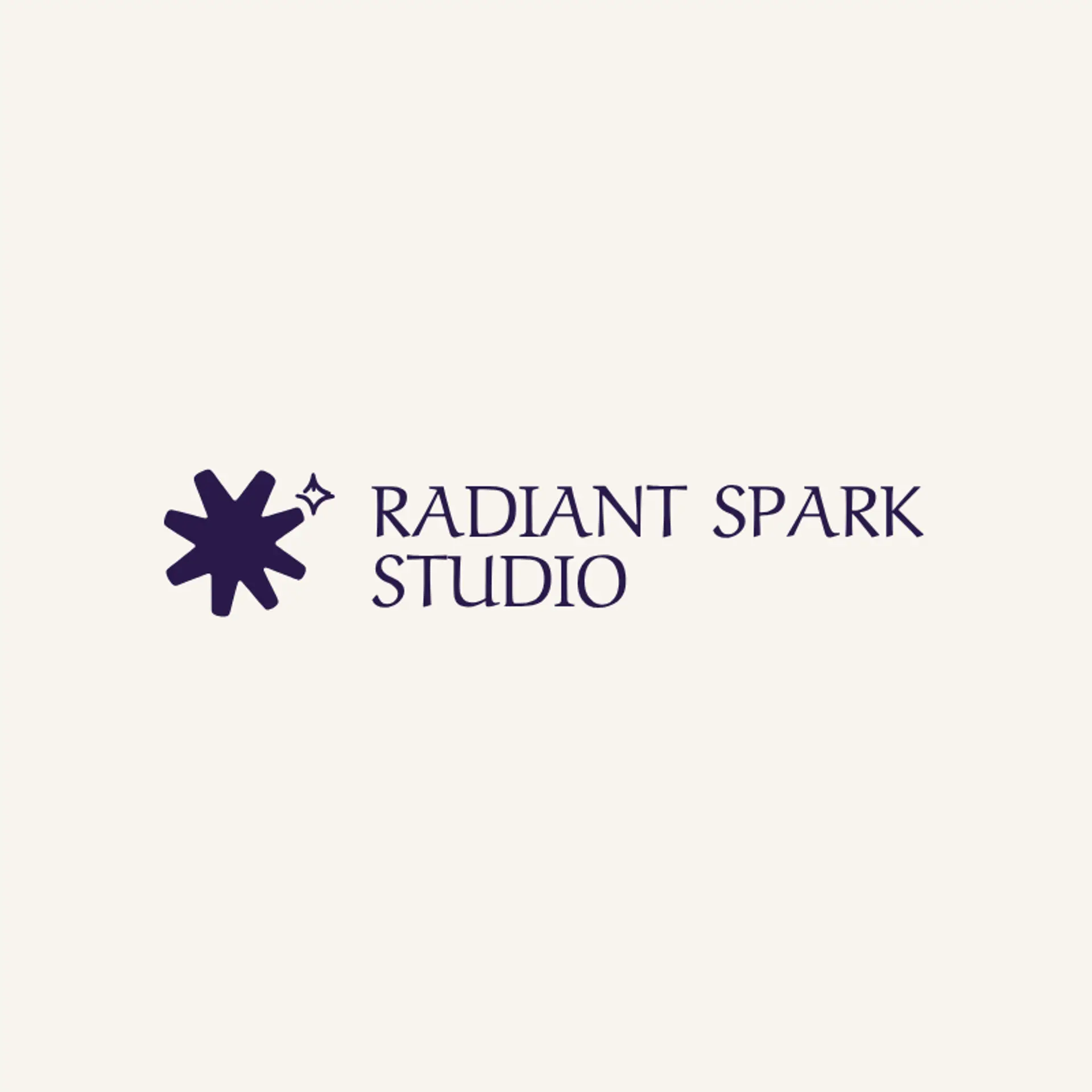 Radiant Spark Studio logo for star